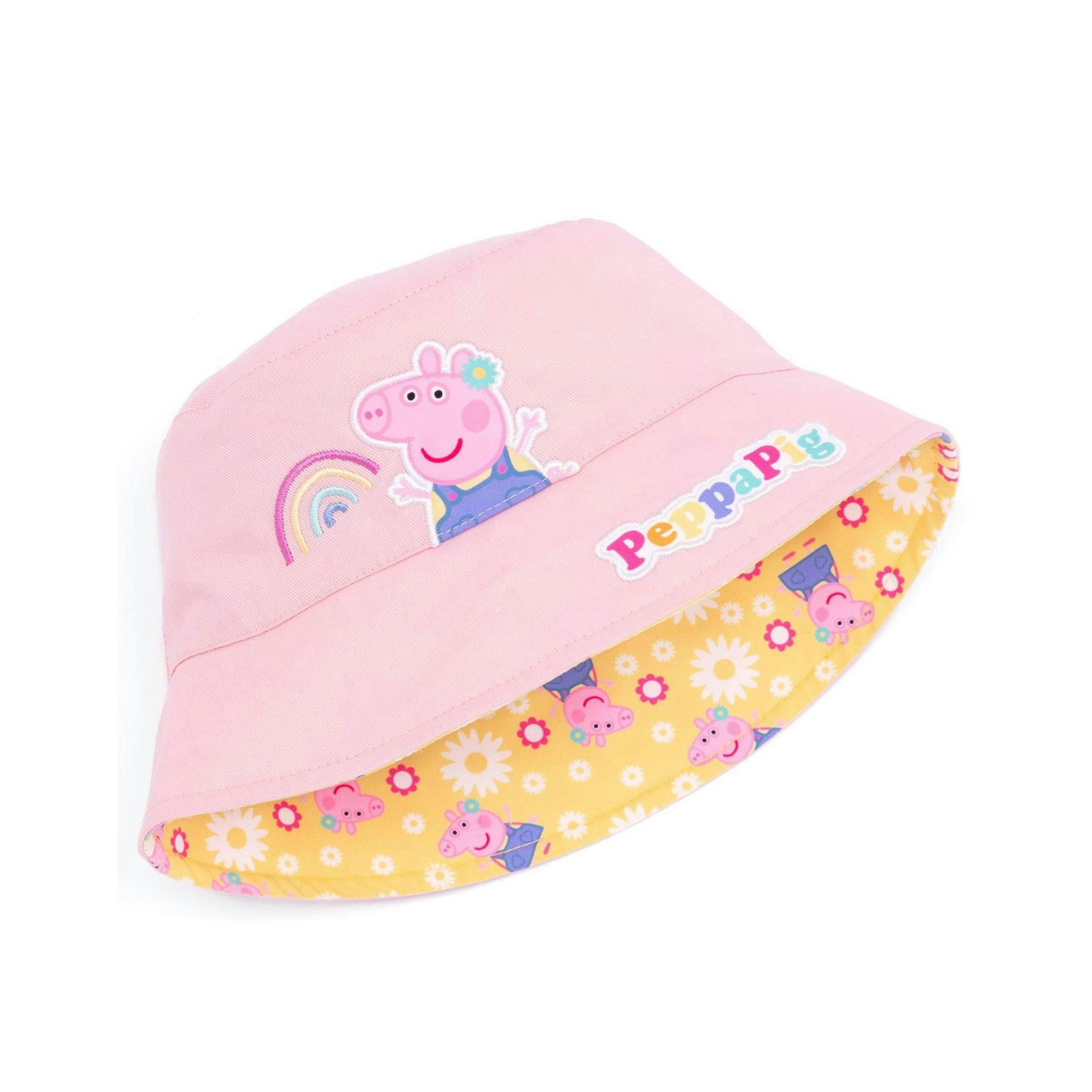 Peppa Pig Girls Multicoloured Bucket Hat (One Size) by Vanilla Underground , view 6 of 6