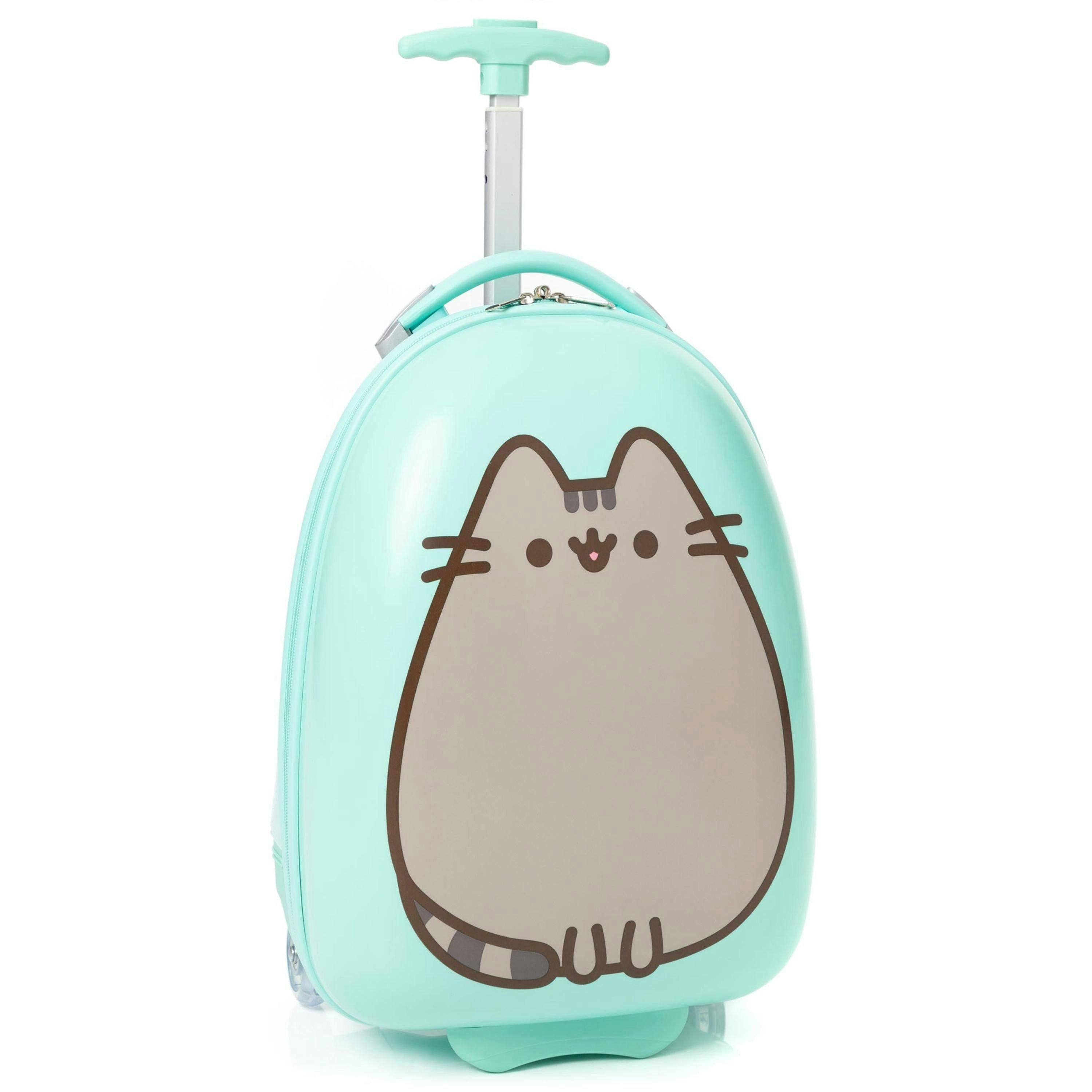 Pusheen Girls Green Small Suitcase (One Size) by Vanilla Underground , view 1 of 6