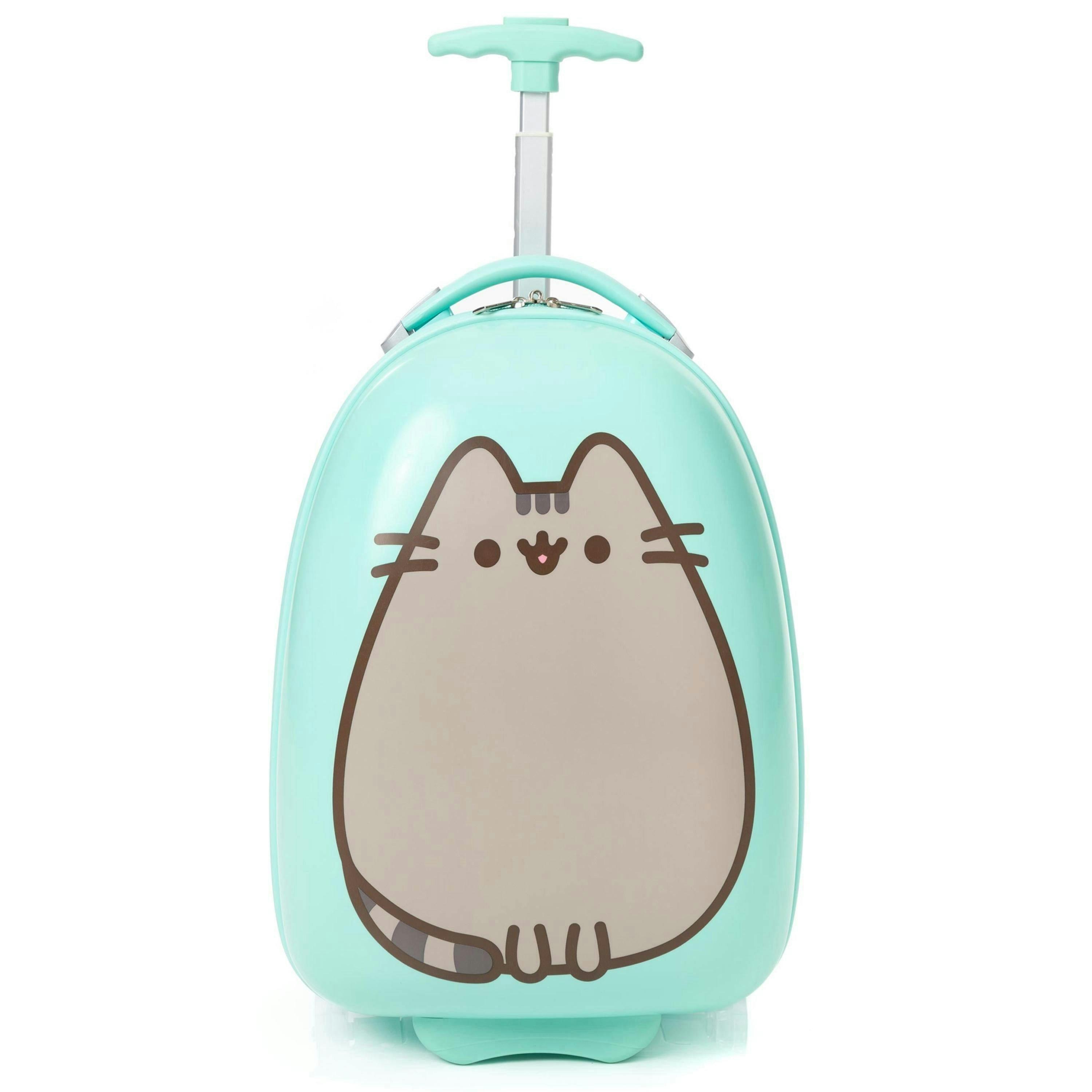 Pusheen Girls Green Small Suitcase (One Size) by Vanilla Underground , view 3 of 6