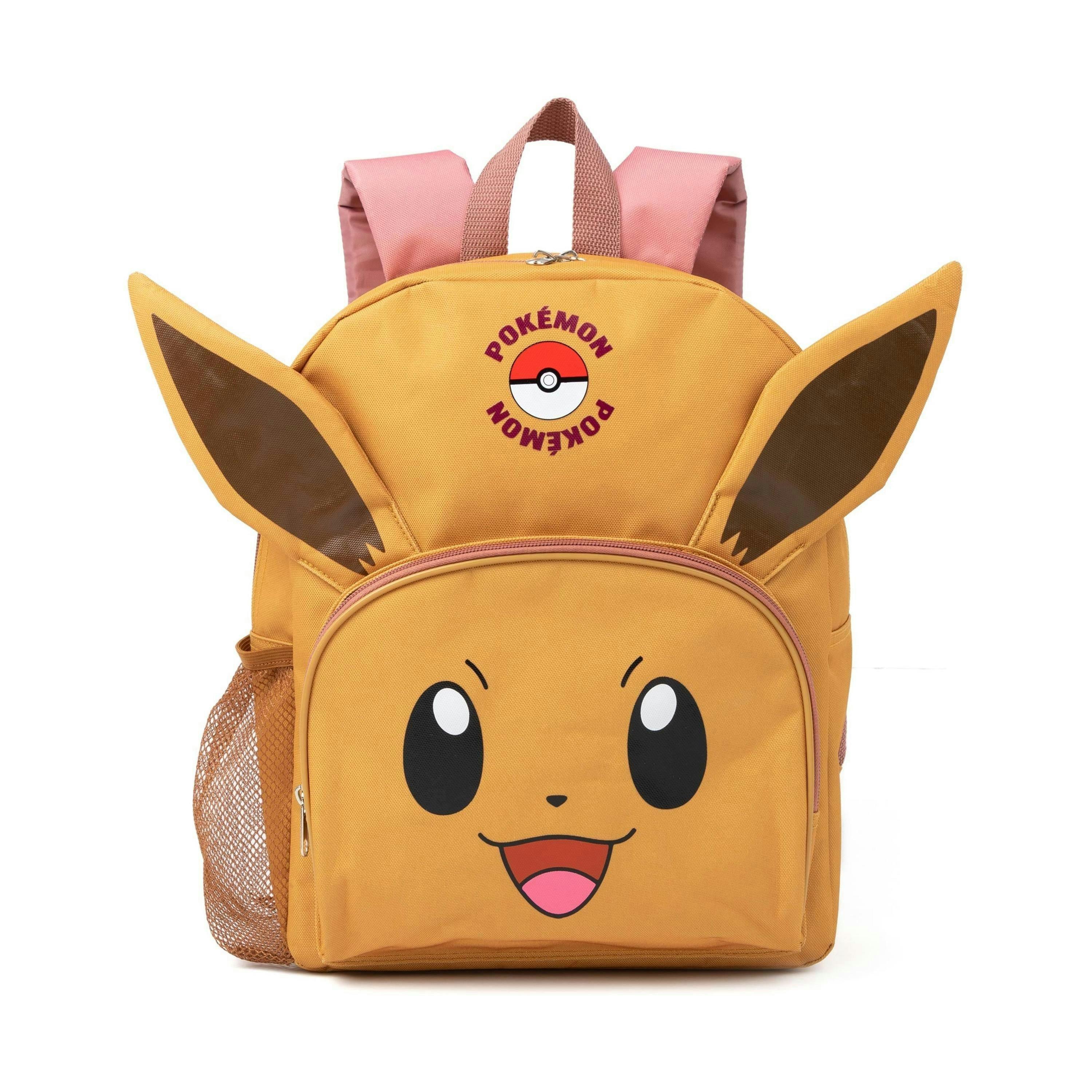 Pokemon Unisex Kids Orange Eevee Eevee 4 Piece Backpack Set (One Size) by Vanilla Underground , view 2 of 6