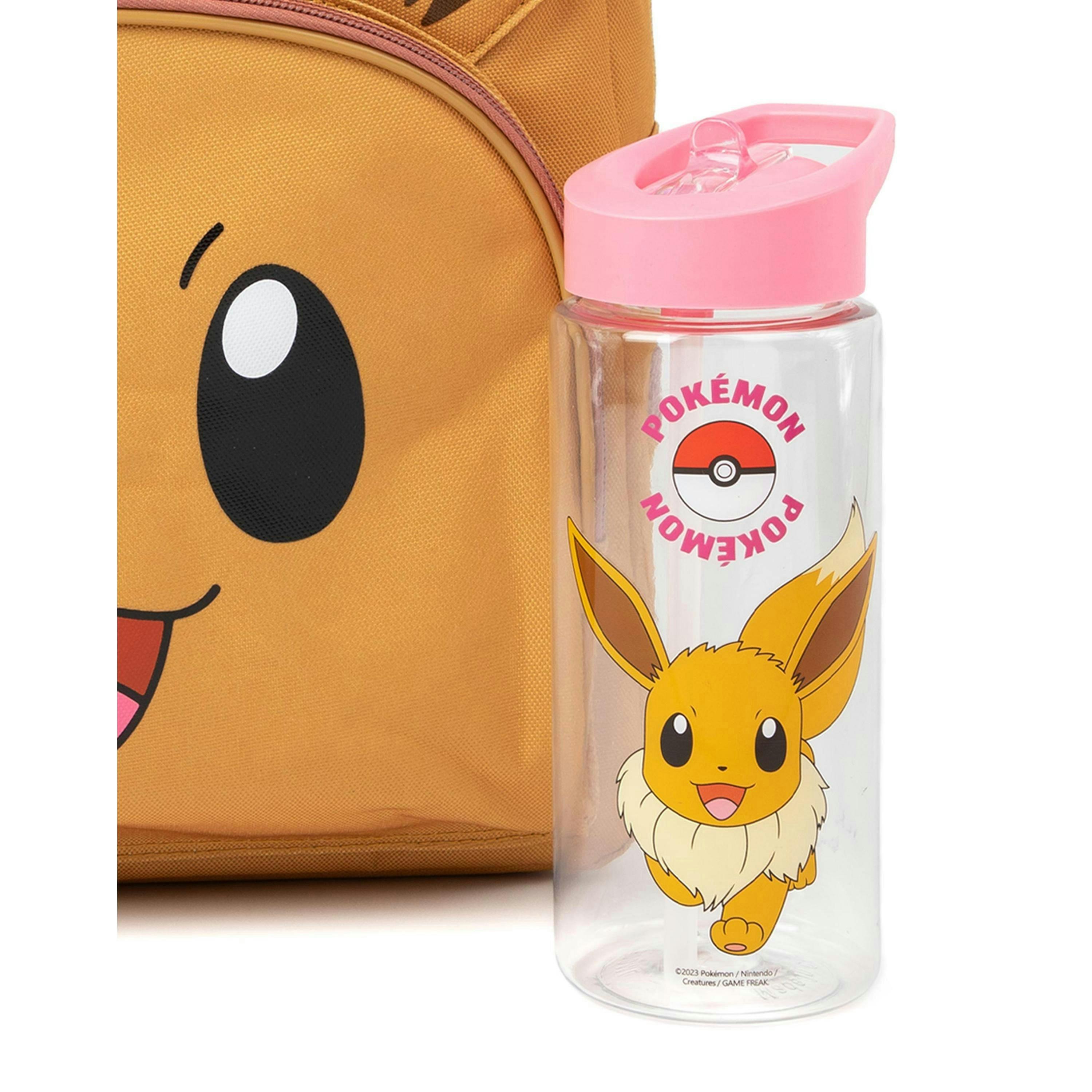 Pokemon Unisex Kids Orange Eevee Eevee 4 Piece Backpack Set (One Size) by Vanilla Underground , view 5 of 6