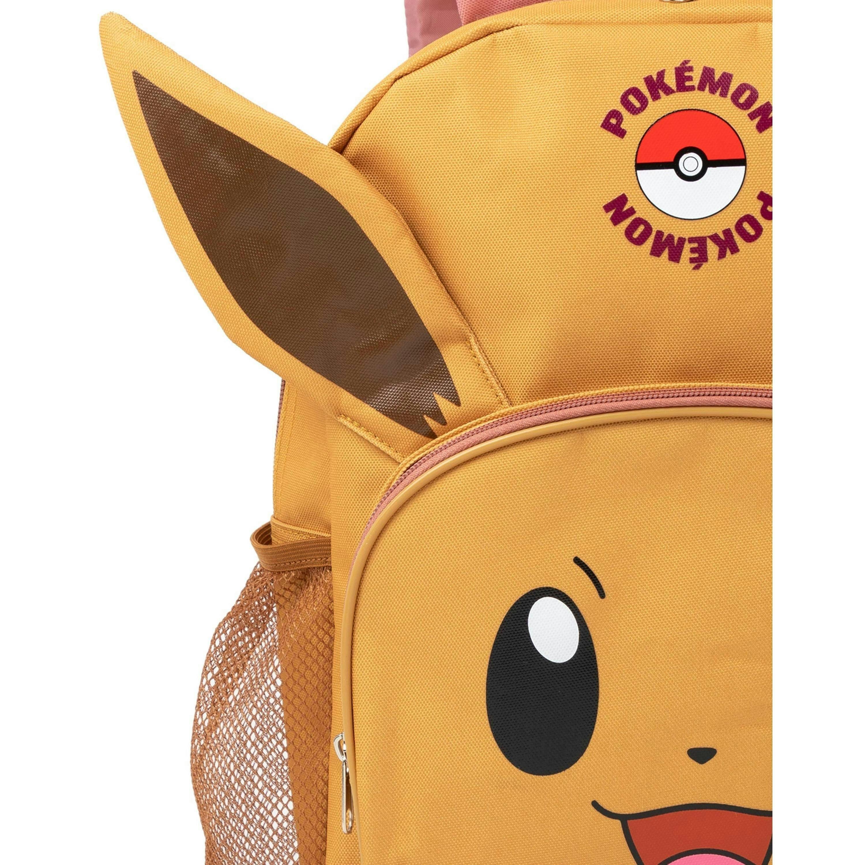 Pokemon Unisex Kids Orange Eevee Eevee 4 Piece Backpack Set (One Size) by Vanilla Underground , view 6 of 6
