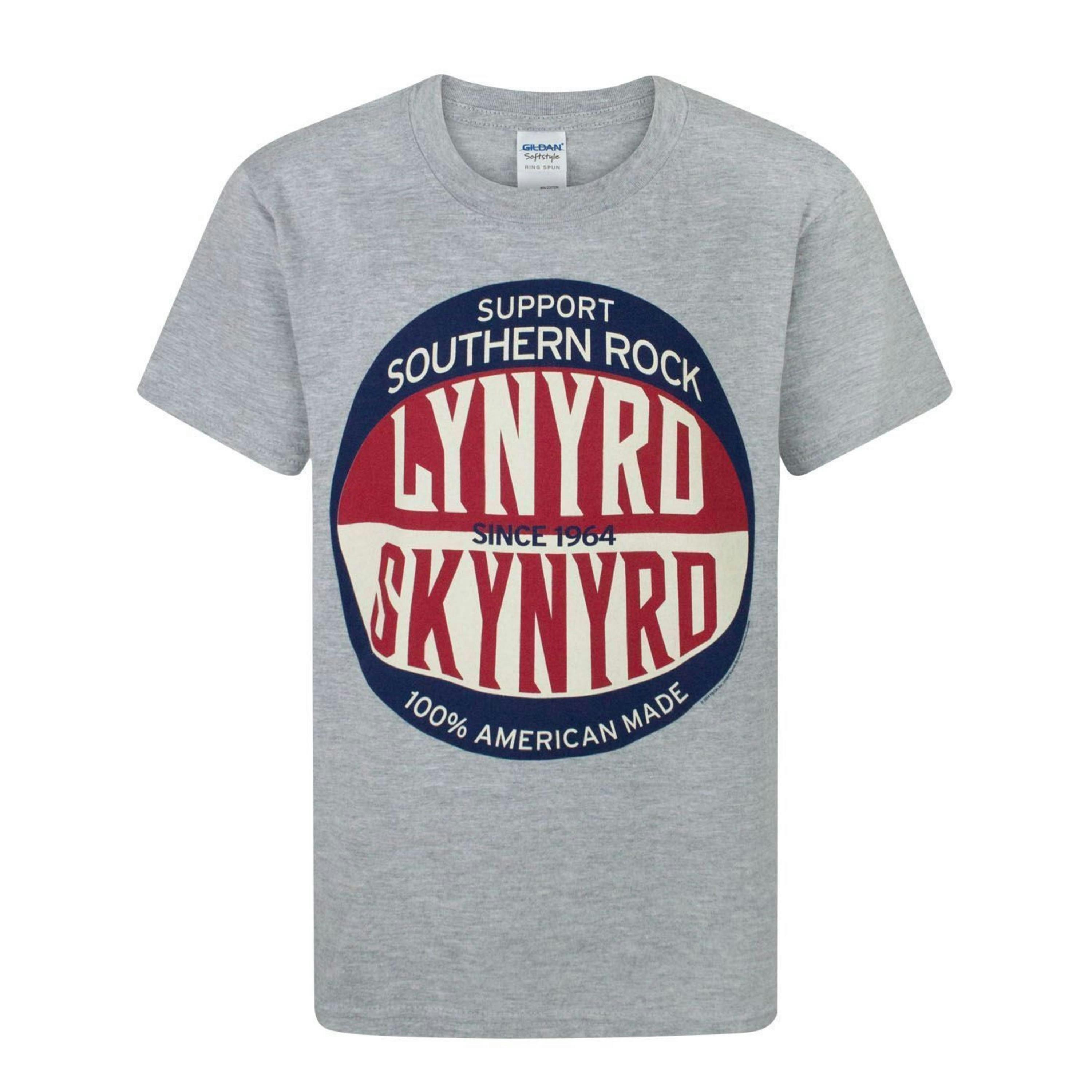 Lynyrd Skynyrd Boys Grey Short Sleeved T-Shirt by Vanilla Underground , view 1 of 1