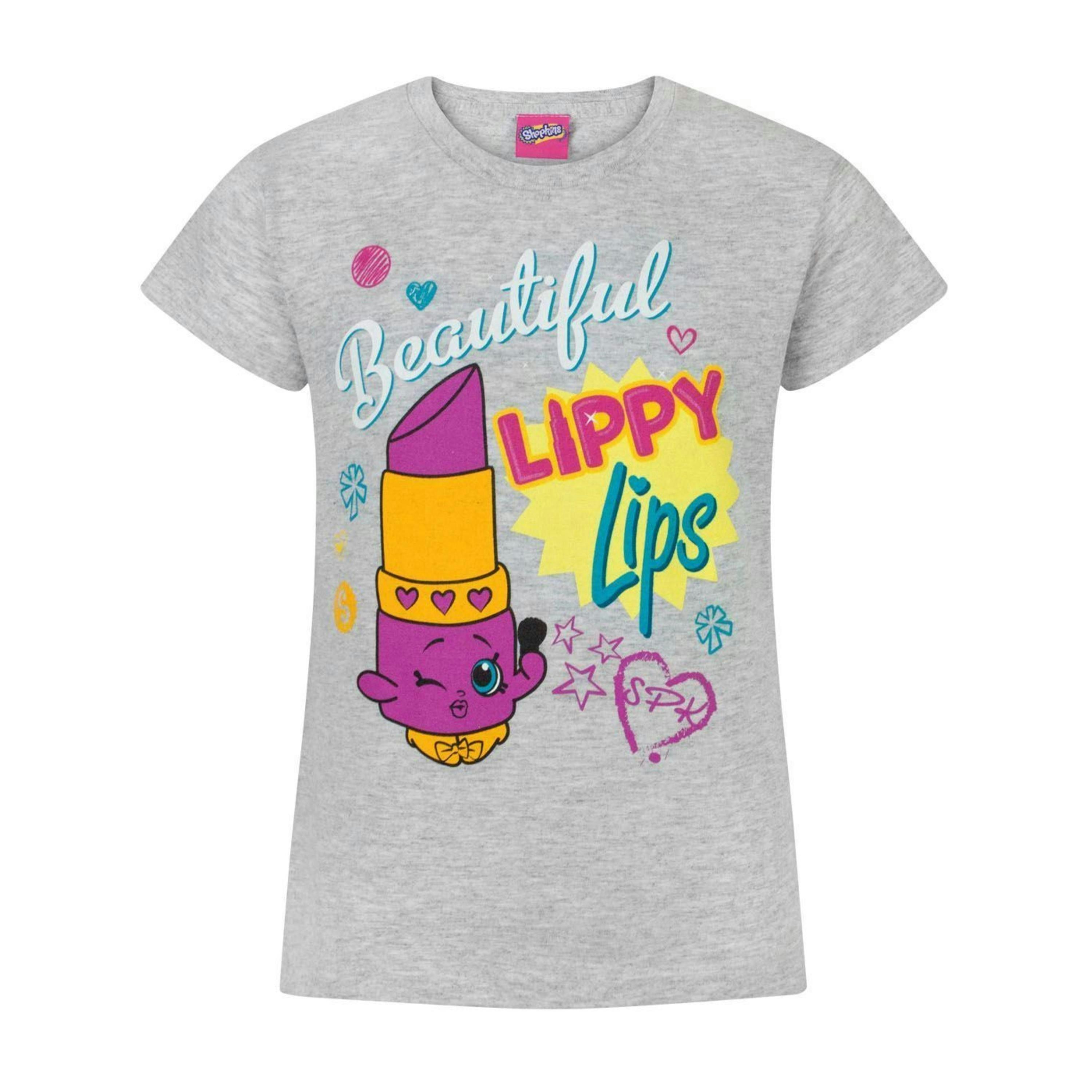 Shopkins Girls Grey Short Sleeved T-Shirt by Vanilla Underground , view 1 of 1