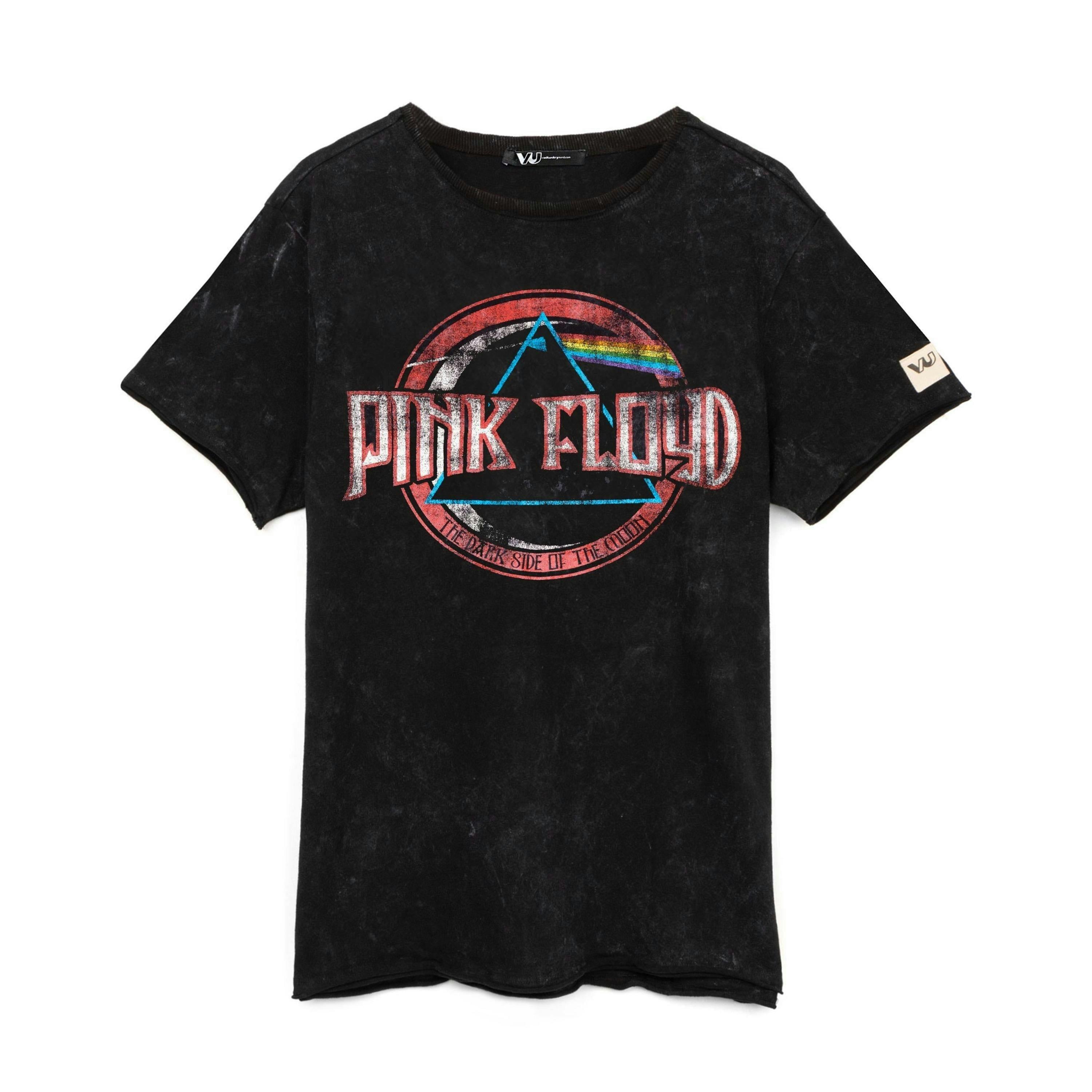 Pink Floyd Mens Black Logo Short Sleeved T-Shirt by Vanilla Underground , view 1 of 1