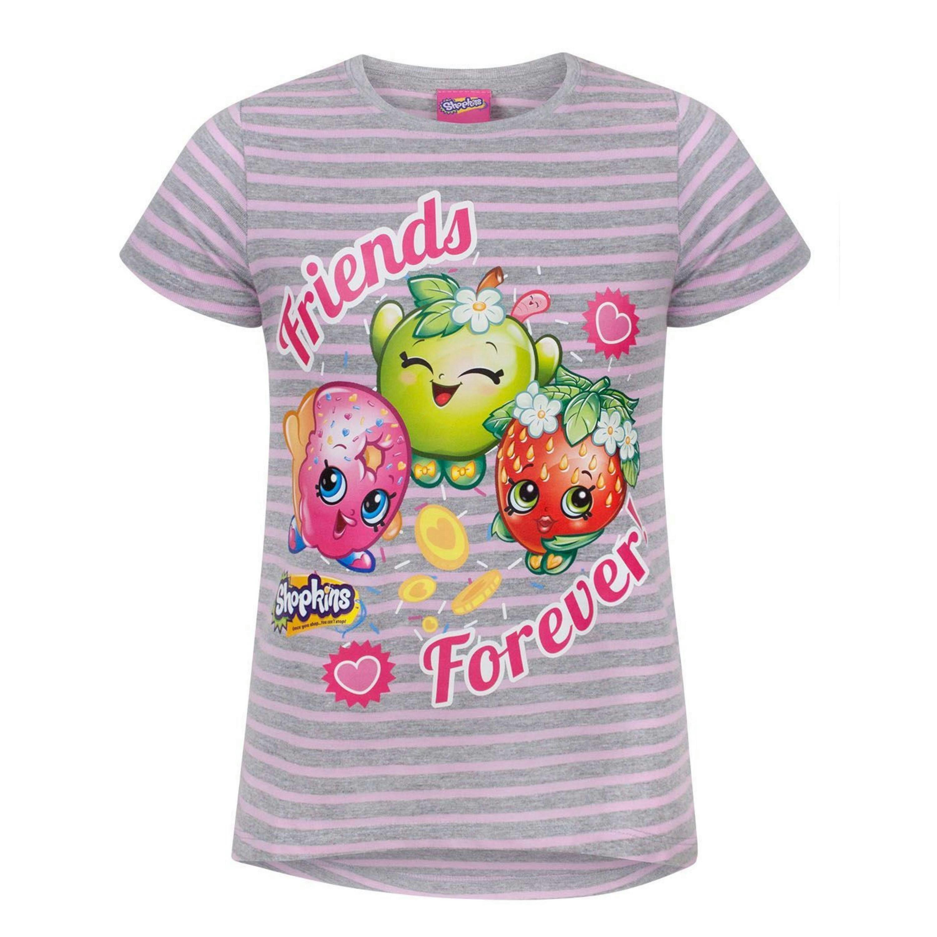 Shopkins Girls Pink Foreve Short Sleeved T-Shirt by Vanilla Underground , view 1 of 2