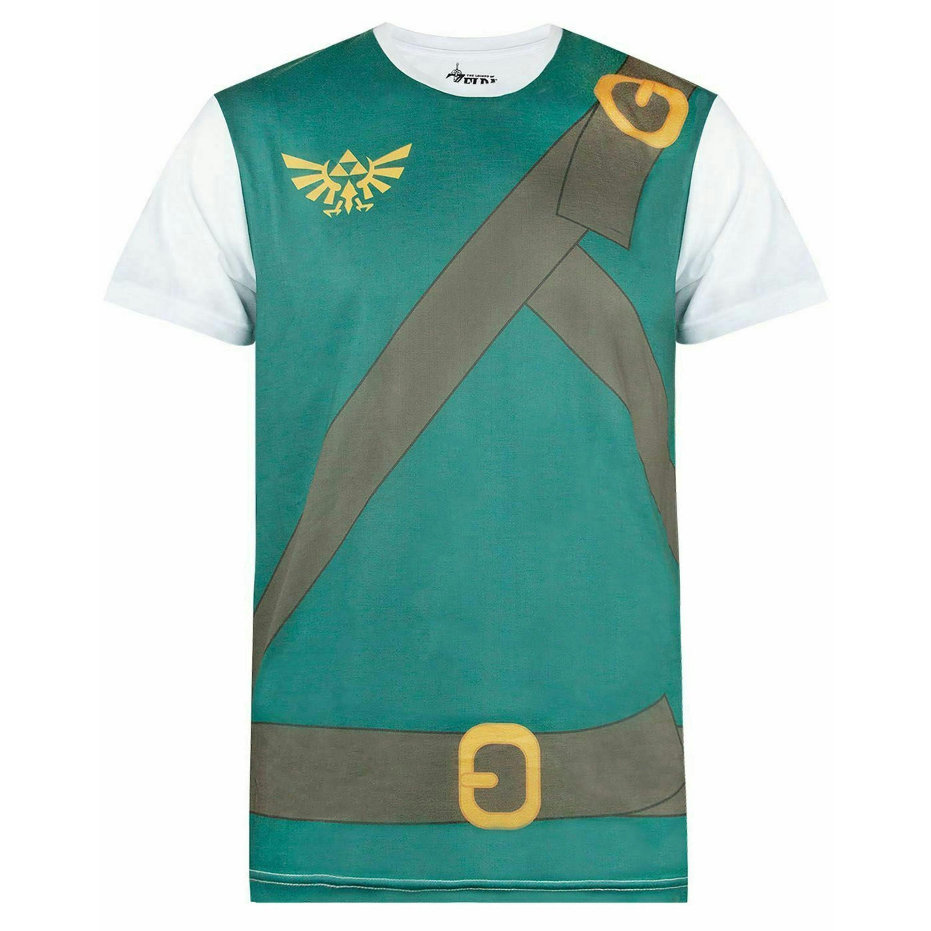 Nintendo Mens Green Link Short Sleeved T-Shirt by Vanilla Underground , view 1 of 3