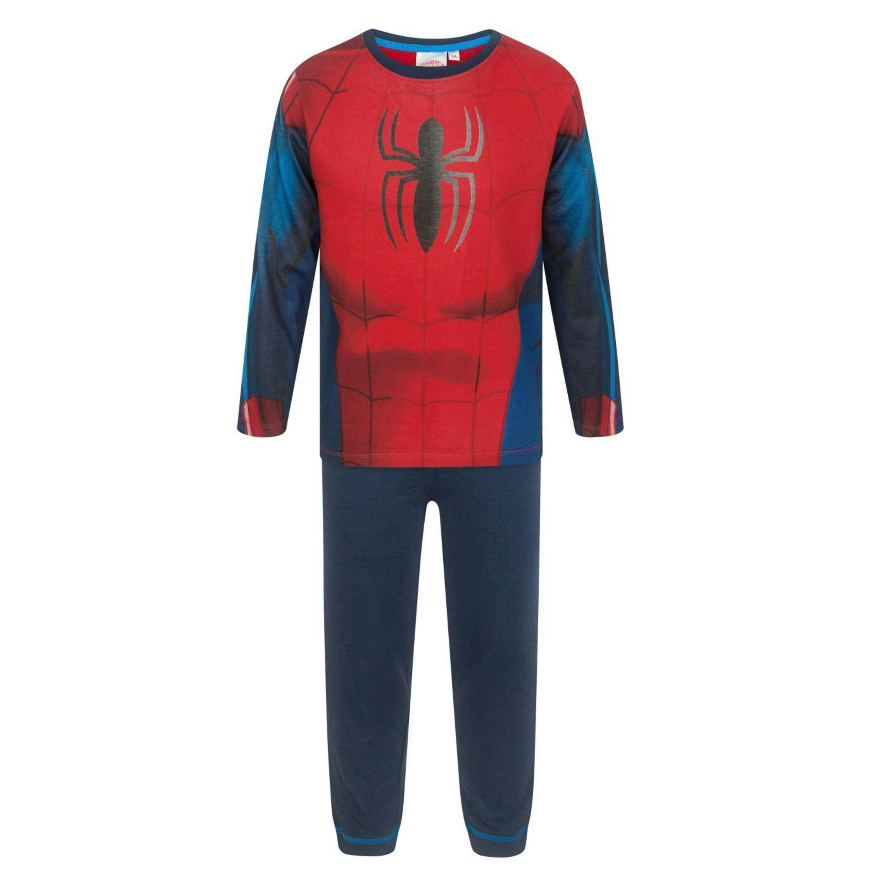 Marvel Boys Red Spider-Man Short Sleeve Short Leg Pyjama Set by Vanilla Underground , view 1 of 2
