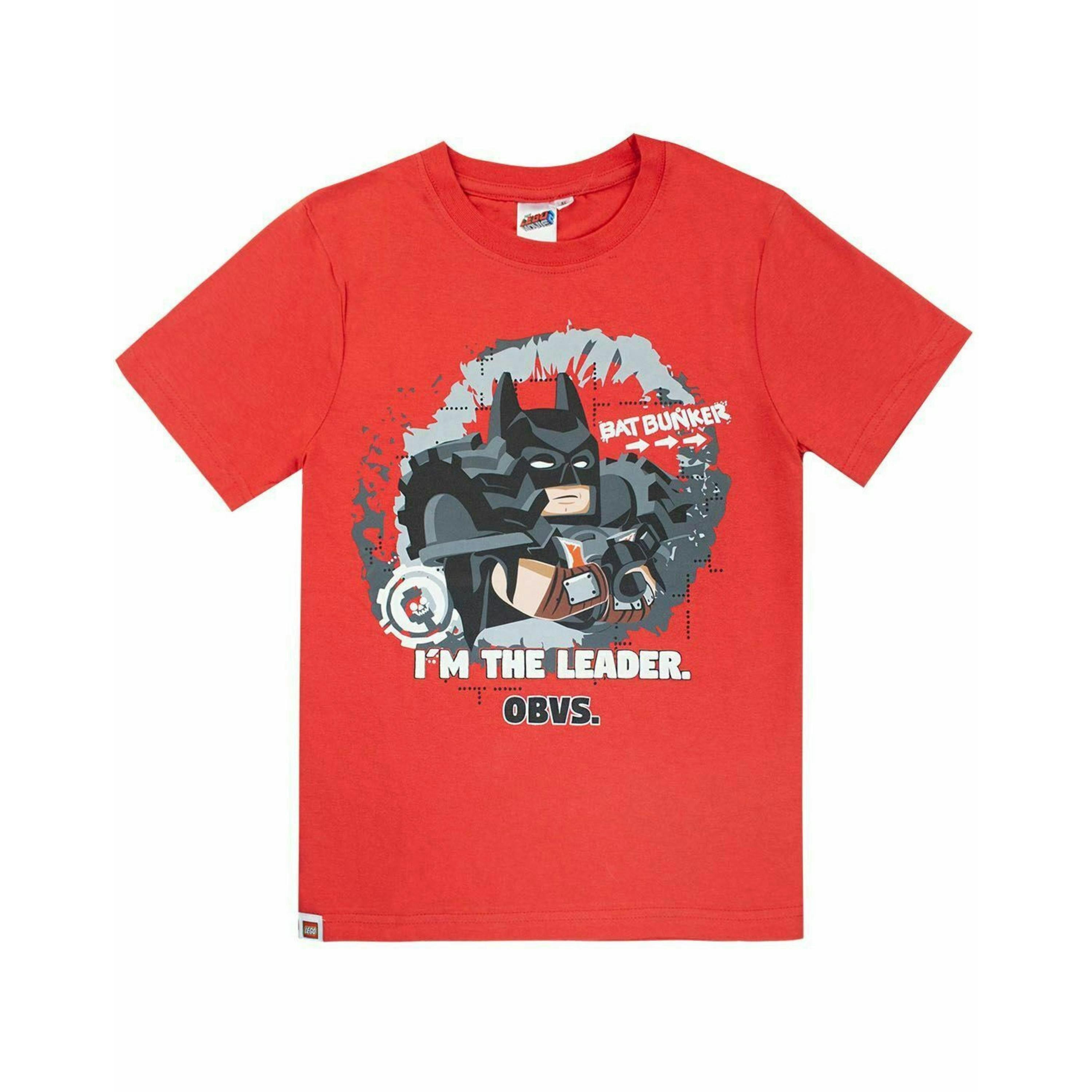 LEGO Boys Black Lego Batman Short Sleeved T-Shirt by Vanilla Underground , view 1 of 4