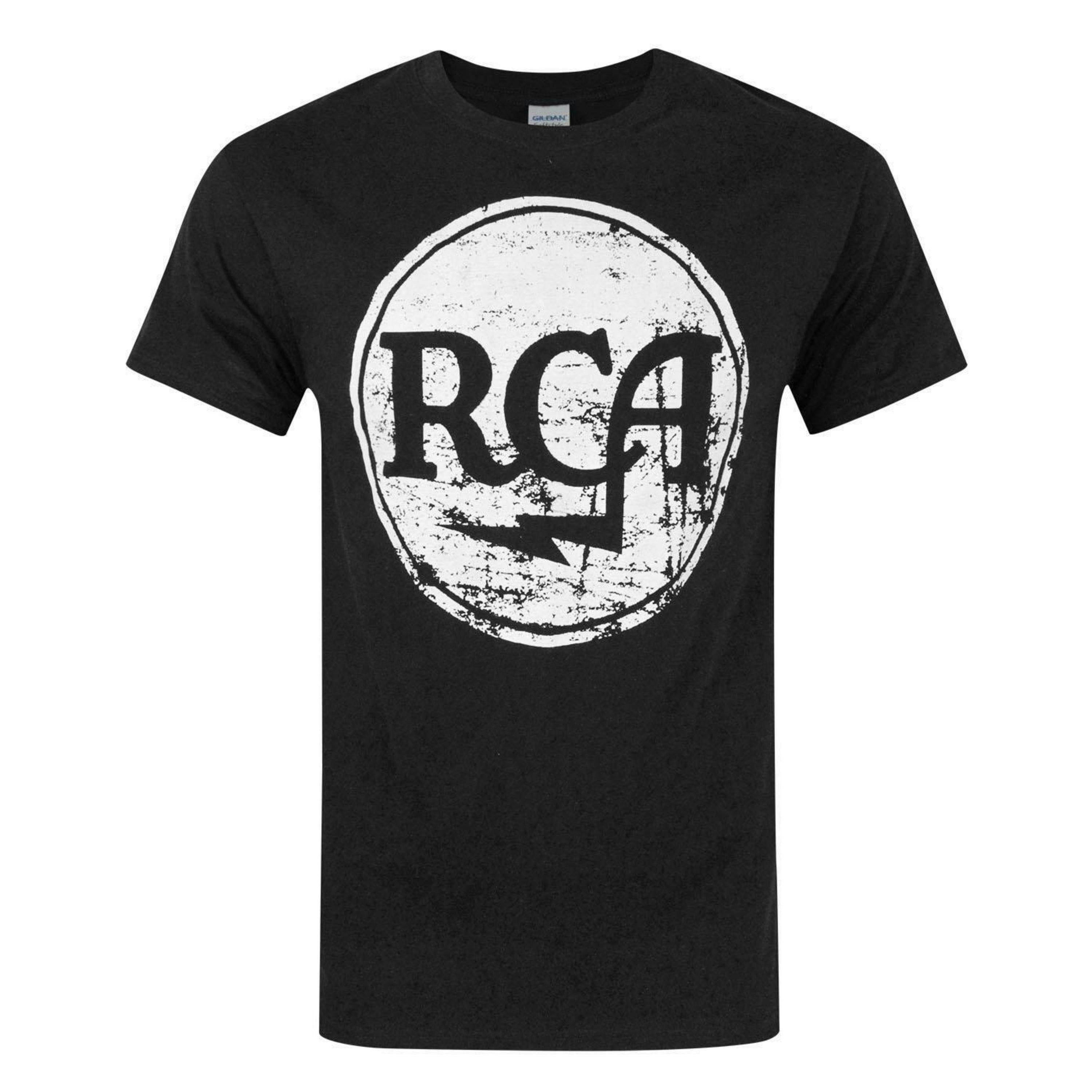 RCA Mens Black Short Sleeved T-Shirt by Vanilla Underground , view 1 of 4
