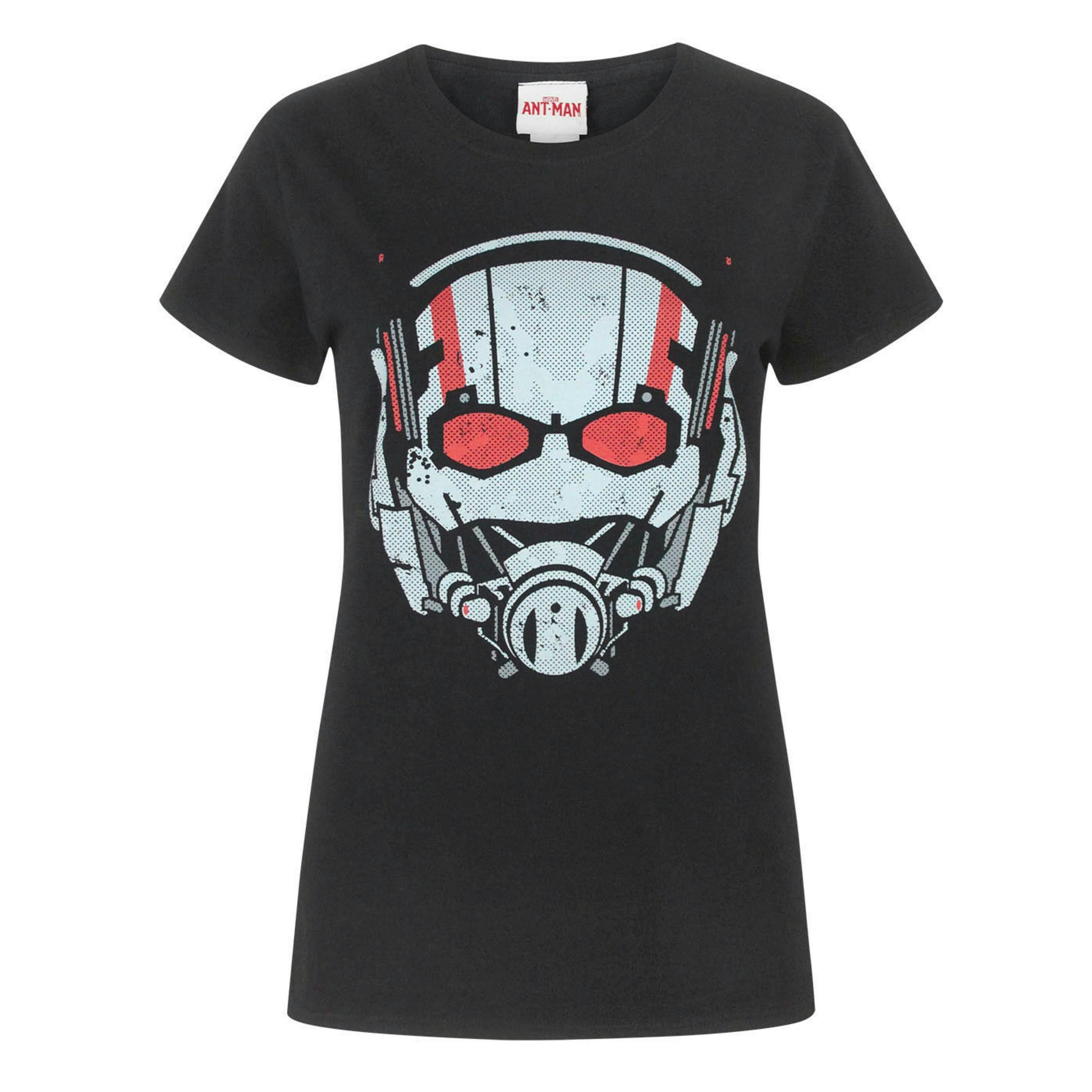 Marvel Womens Black Ant-Man Short Sleeved T-Shirt by Vanilla Underground , view 1 of 4