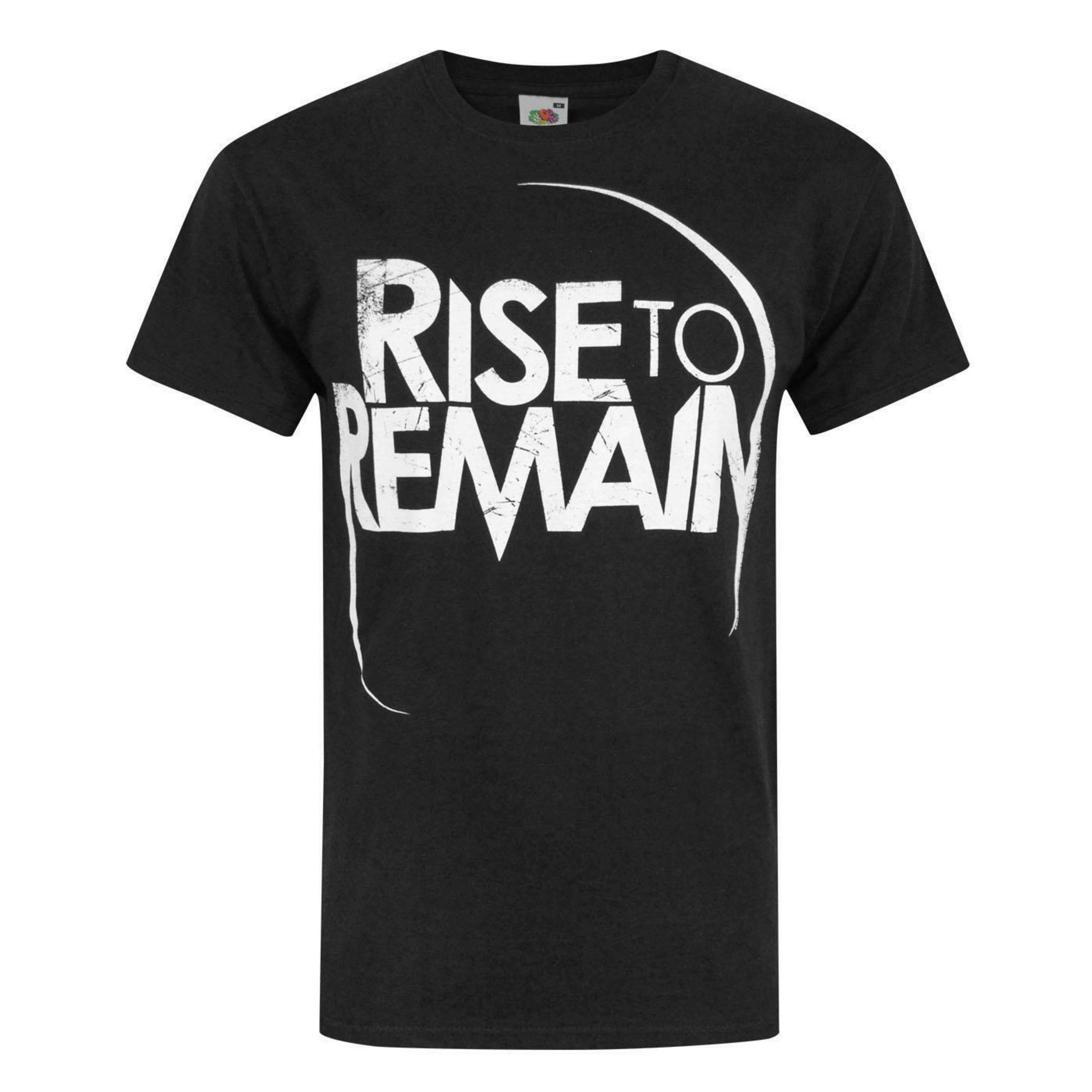 Rise To Remain Mens Black Band Logo Short Sleeved T-Shirt by Vanilla Underground , view 1 of 1