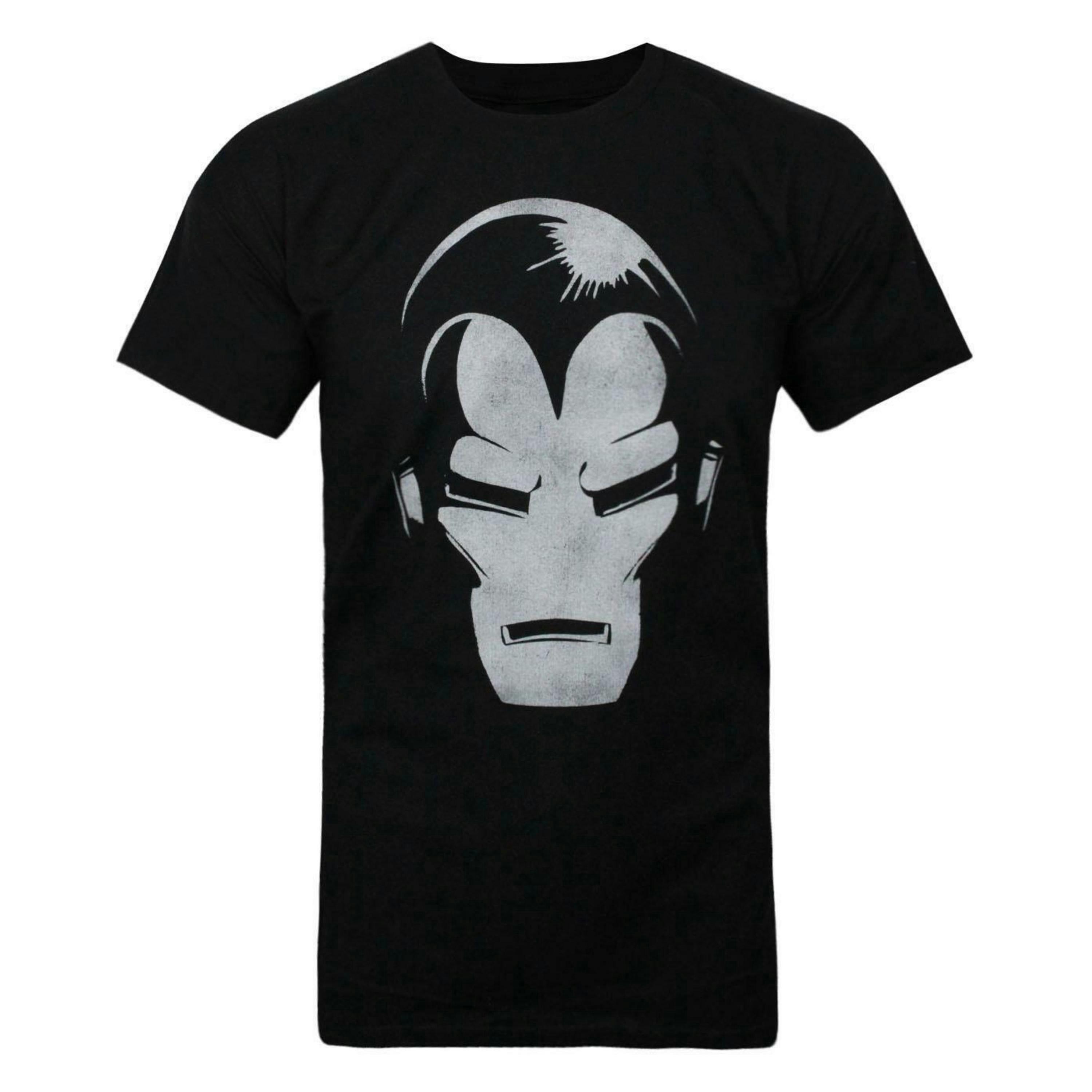 Marvel Mens Black Iron Man Short Sleeved T-Shirt by Vanilla Underground , view 1 of 4