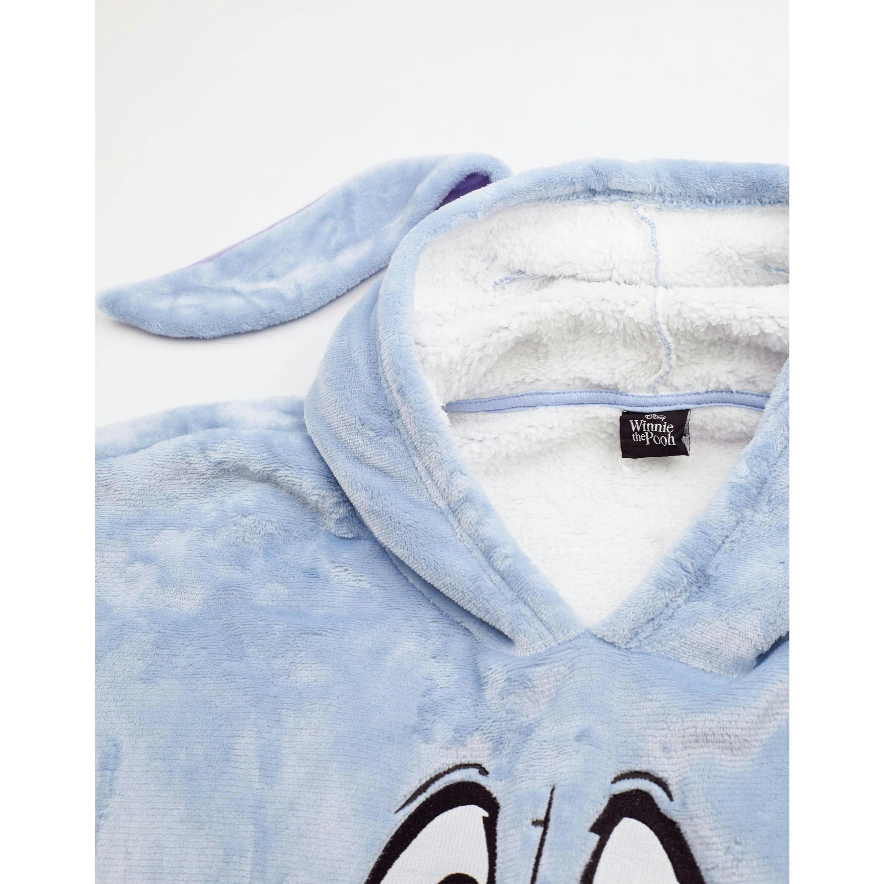 Disney Womens Blue Eeyore Blanket Hoodie (One Size) by Vanilla Underground , view 4 of 6