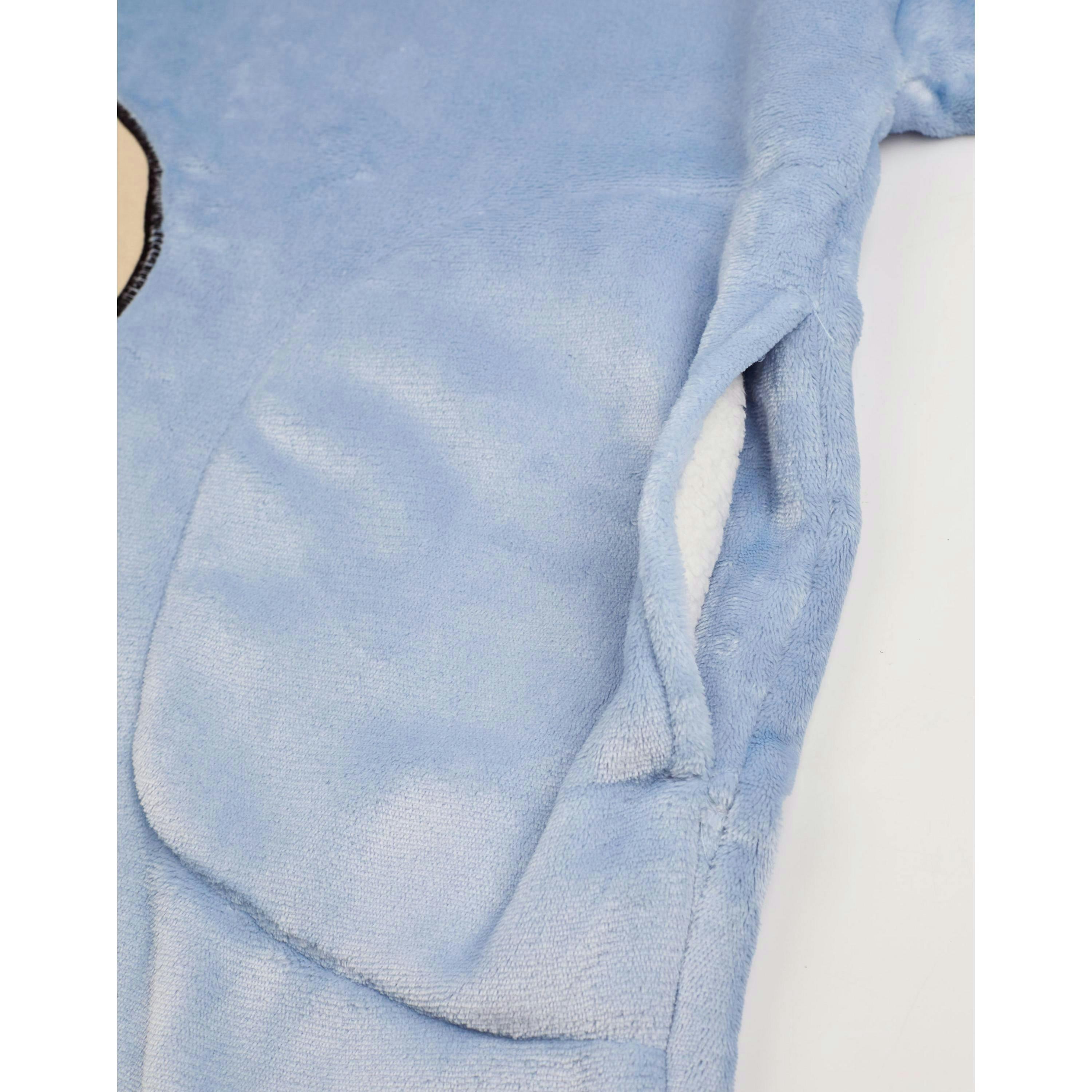 Disney Womens Blue Eeyore Blanket Hoodie (One Size) by Vanilla Underground , view 6 of 6