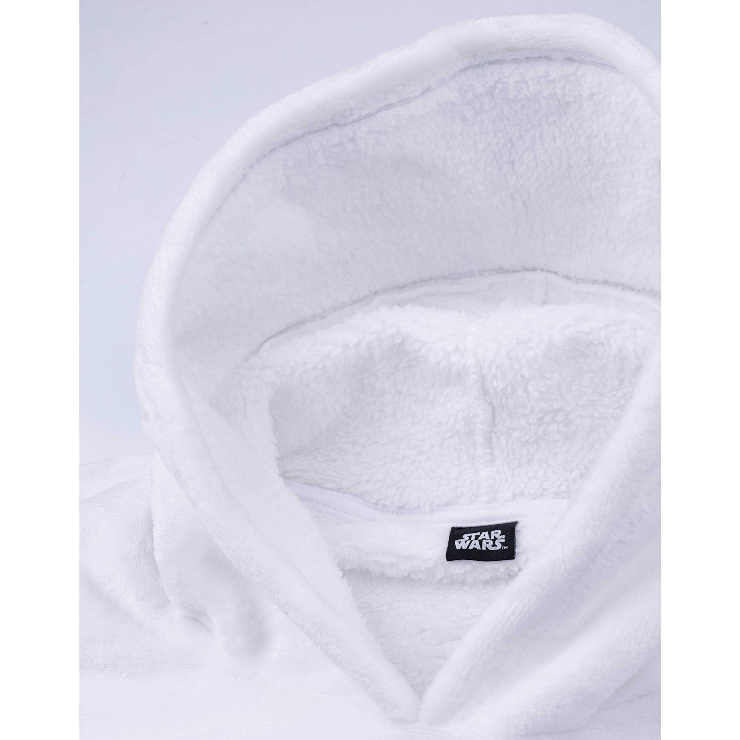 Star Wars Unisex White R2D2 Blanket Hoodie (One Size) by Vanilla Underground , view 4 of 6