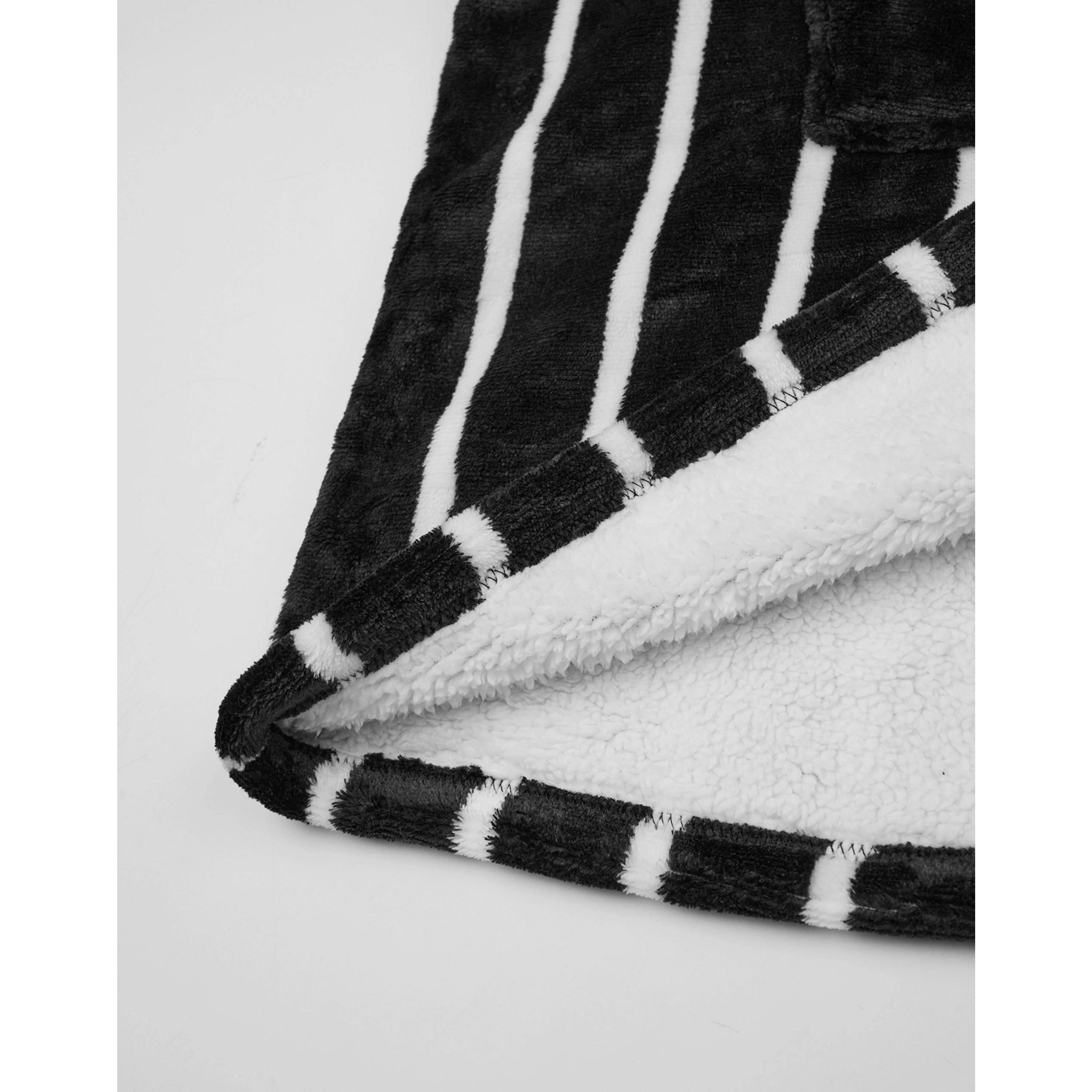Disney The Nightmare Before Christmas Unisex Kids Black Jack Skellington Blanket Hoodie (One Size) by Vanilla Underground , view 4 of 5