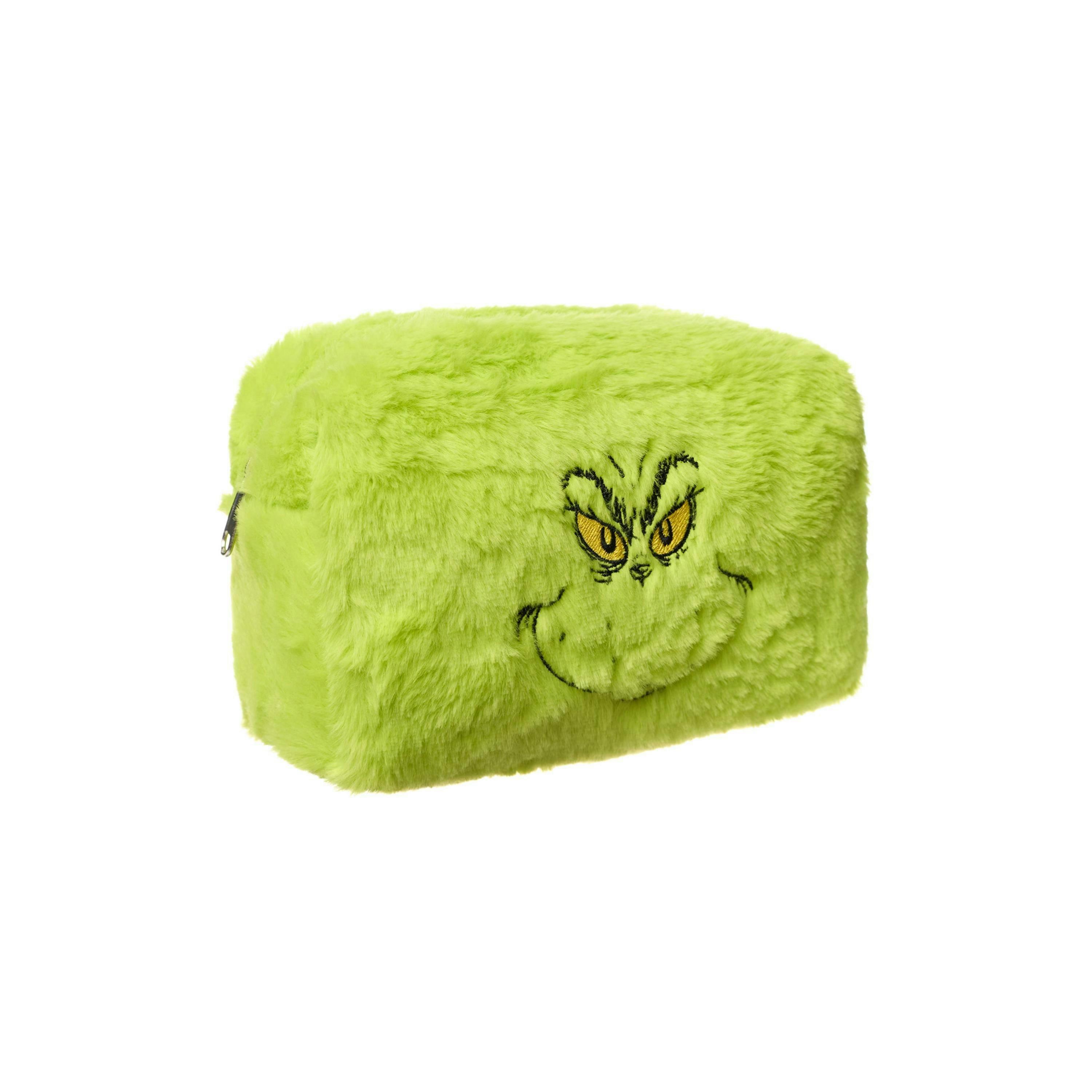 The Grinch Womens Green Character Face Makeup Bag (One Size) by Vanilla Underground , view 1 of 6