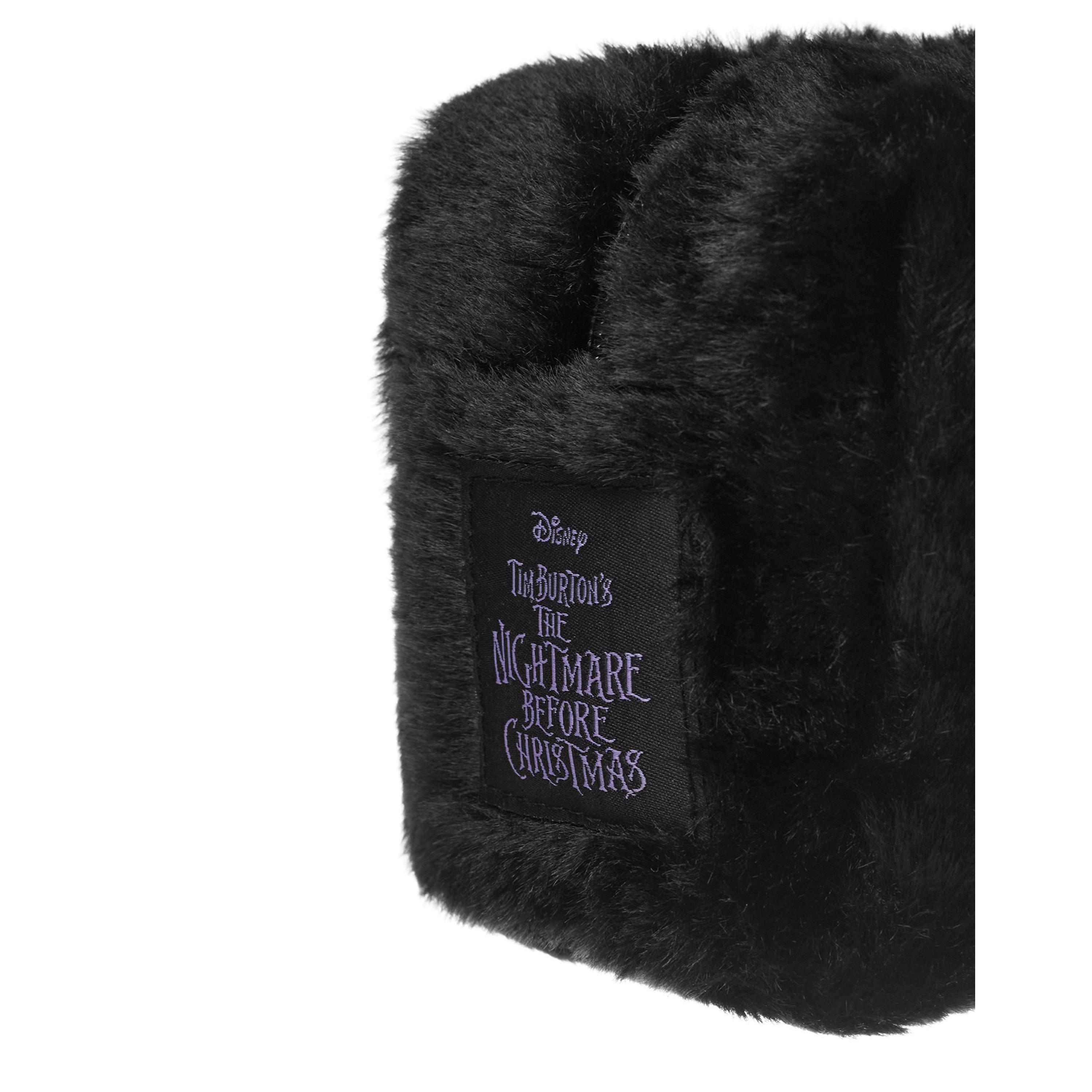 Disney The Nightmare Before Christmas Womens Black The Nightmare Before Christmas Jack Skellington Makeup Bag and Mirror (One Size) by Vanilla Underground , view 4 of 6