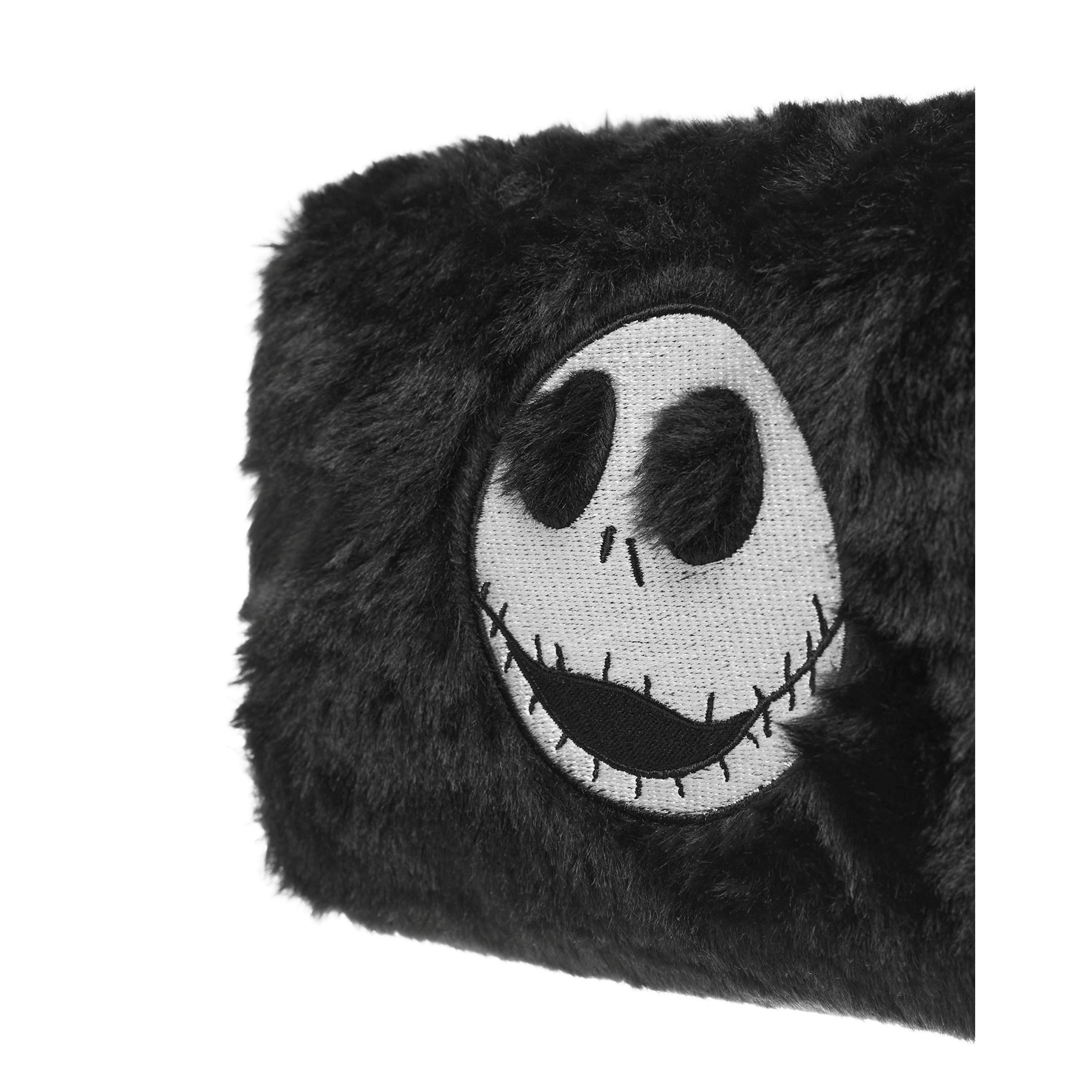 Disney The Nightmare Before Christmas Womens Black The Nightmare Before Christmas Jack Skellington Makeup Bag and Mirror (One Size) by Vanilla Underground , view 5 of 6