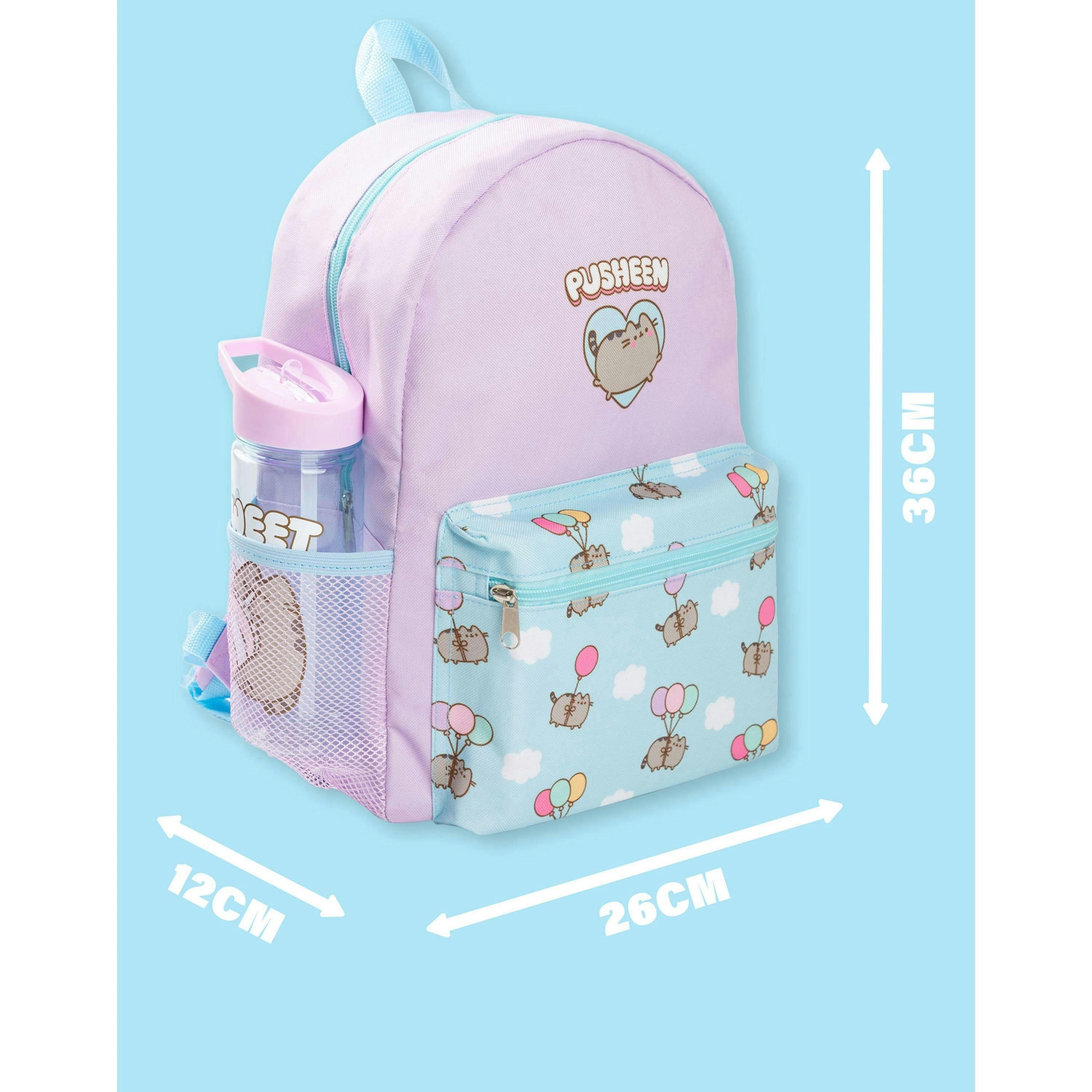 Pusheen Girls Purple Printed 4 Piece Backpack Set (One Size) by Vanilla Underground , view 3 of 6