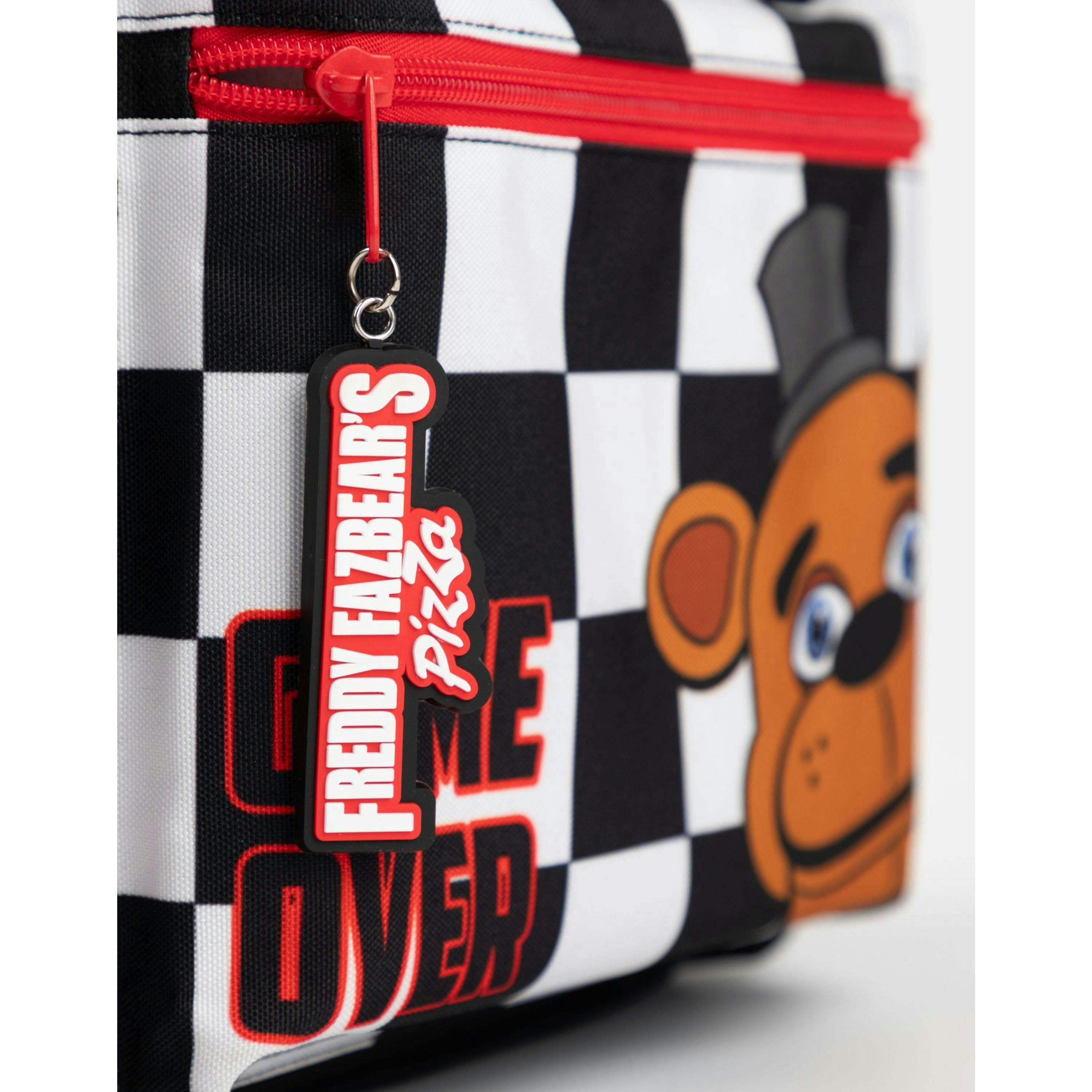 Five Nights At Freddy's Unisex Kids Black Front Printed Backpack (One Size) by Vanilla Underground , view 6 of 6
