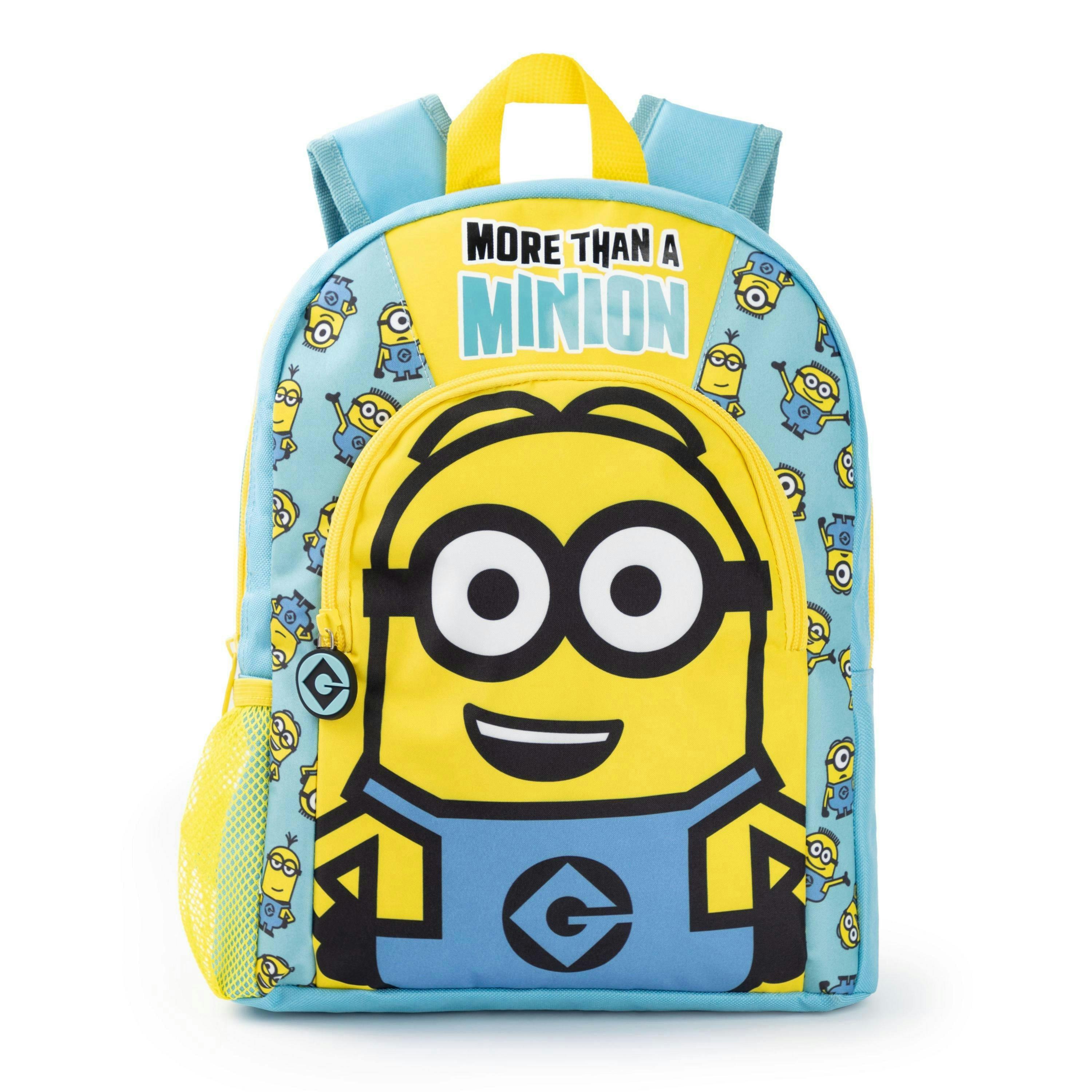 Minions Unisex Kids Yellow Dave Backpack (One Size) by Vanilla Underground , view 1 of 6
