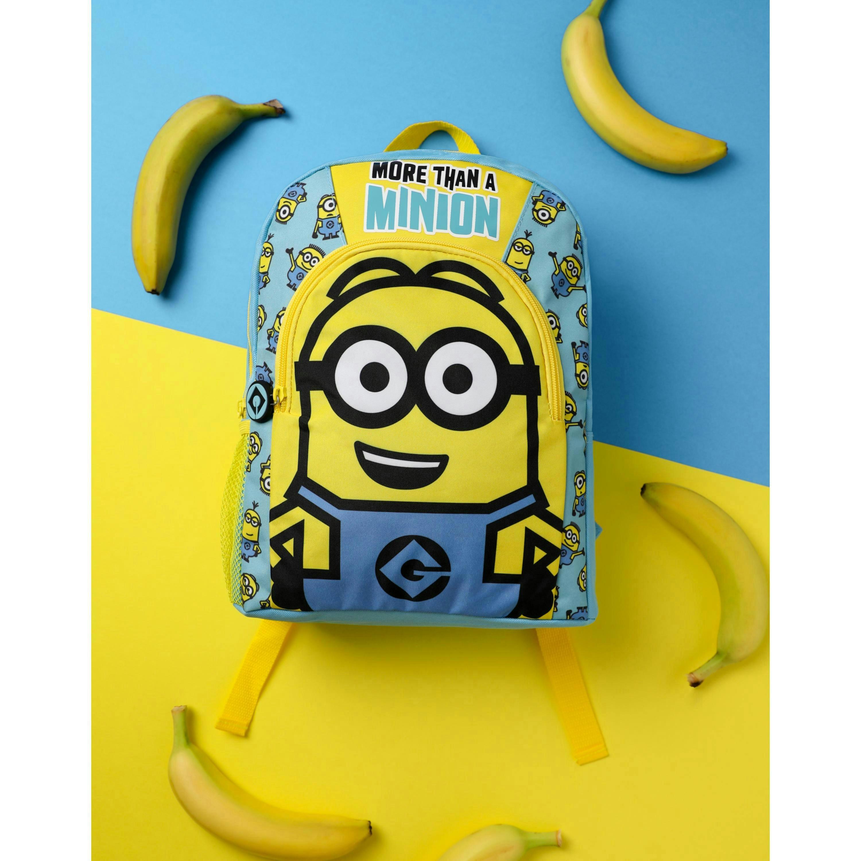 Minions Unisex Kids Yellow Dave Backpack (One Size) by Vanilla Underground , view 2 of 6