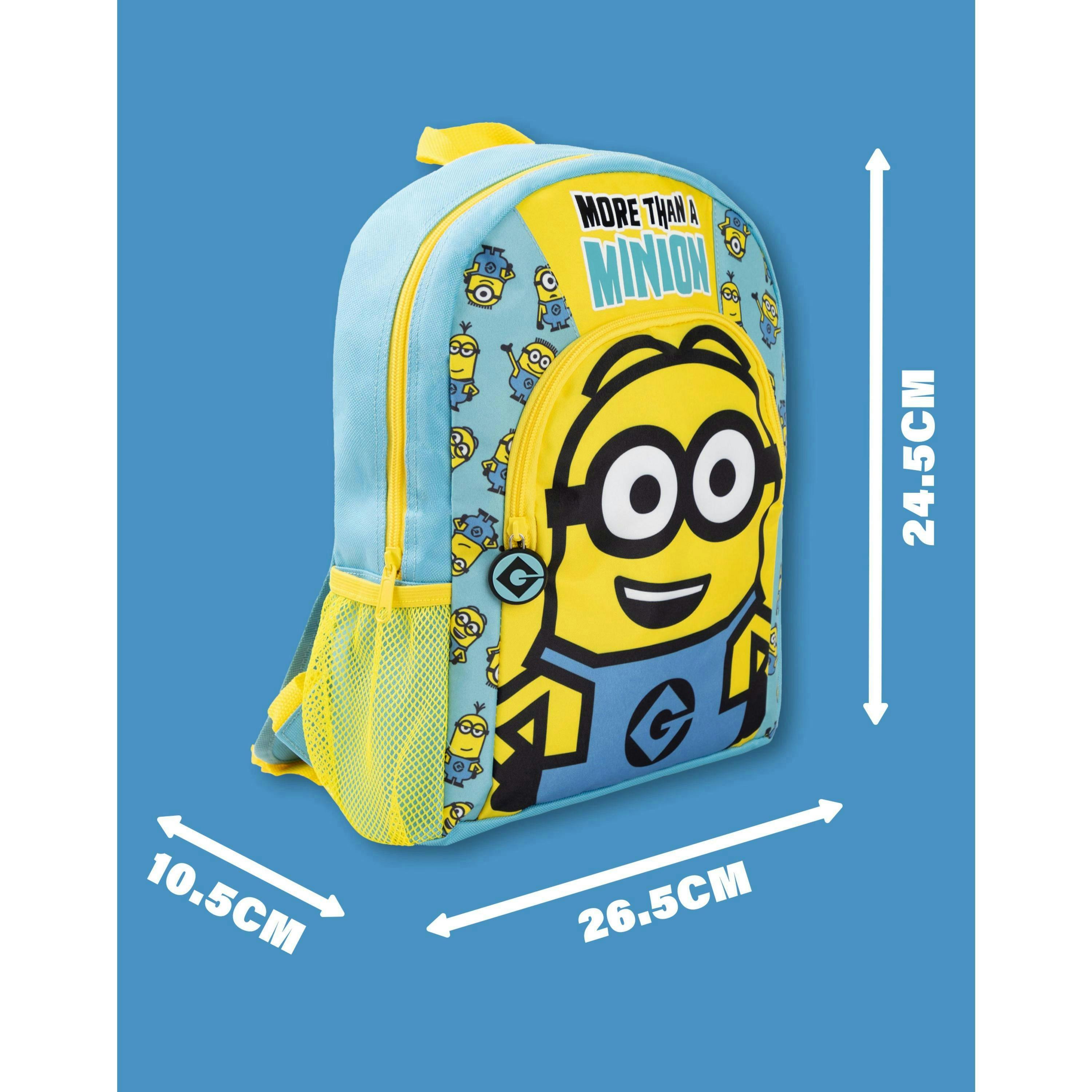 Minions Unisex Kids Yellow Dave Backpack (One Size) by Vanilla Underground , view 3 of 6