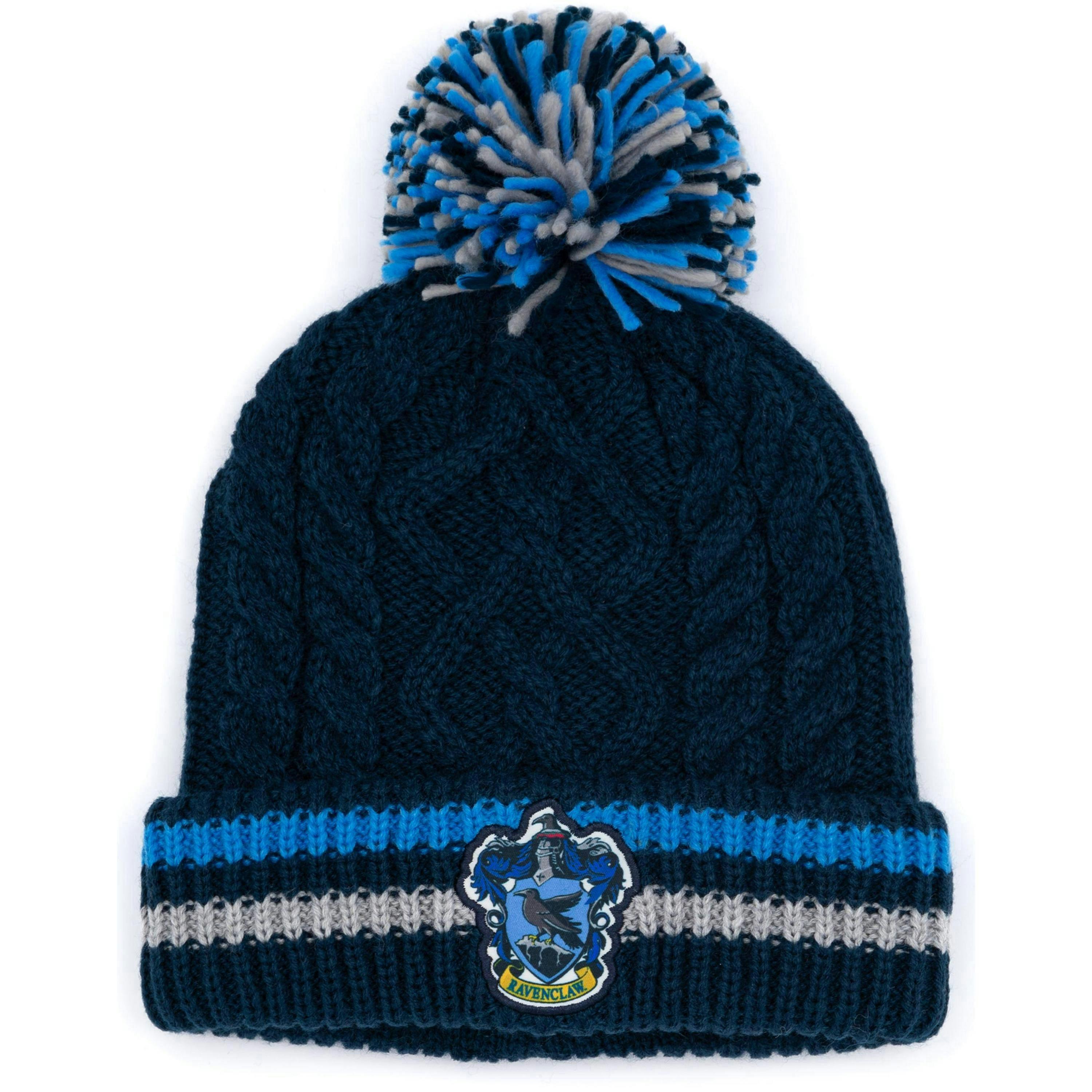 Harry Potter Unisex Blue Beanie and Gloves Set (One Size) by Vanilla Underground , view 2 of 3