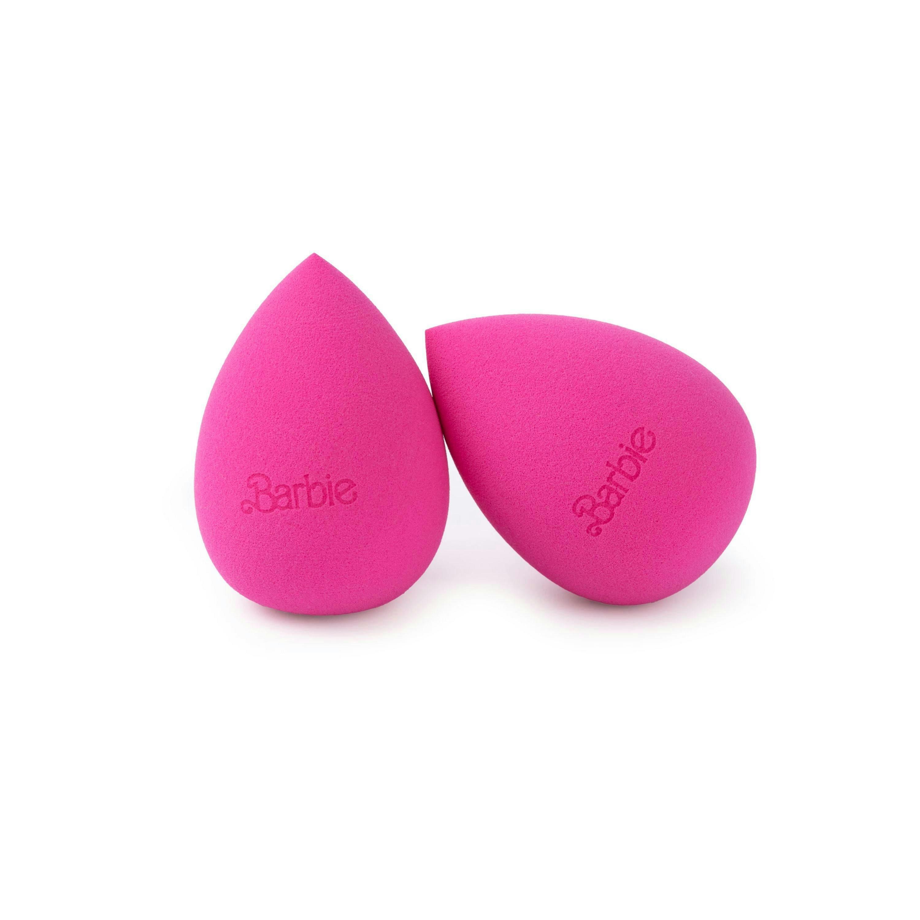 Barbie Womens Pink Retro Stripe Beauty Blender (One Size) by Vanilla Underground , view 3 of 6
