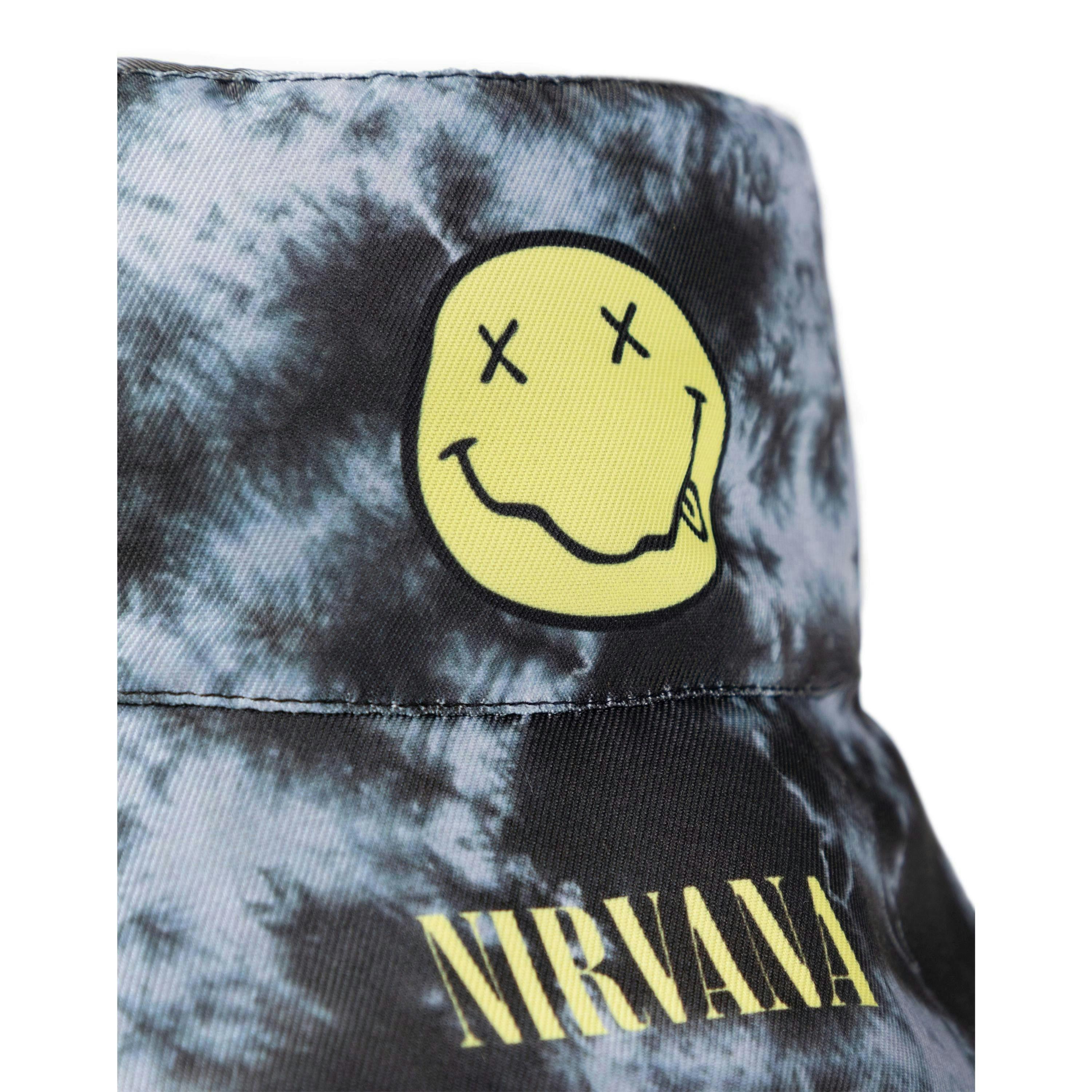 Nirvana Unisex Kids Black Logo Bucket Hat (One Size) by Vanilla Underground , view 4 of 6
