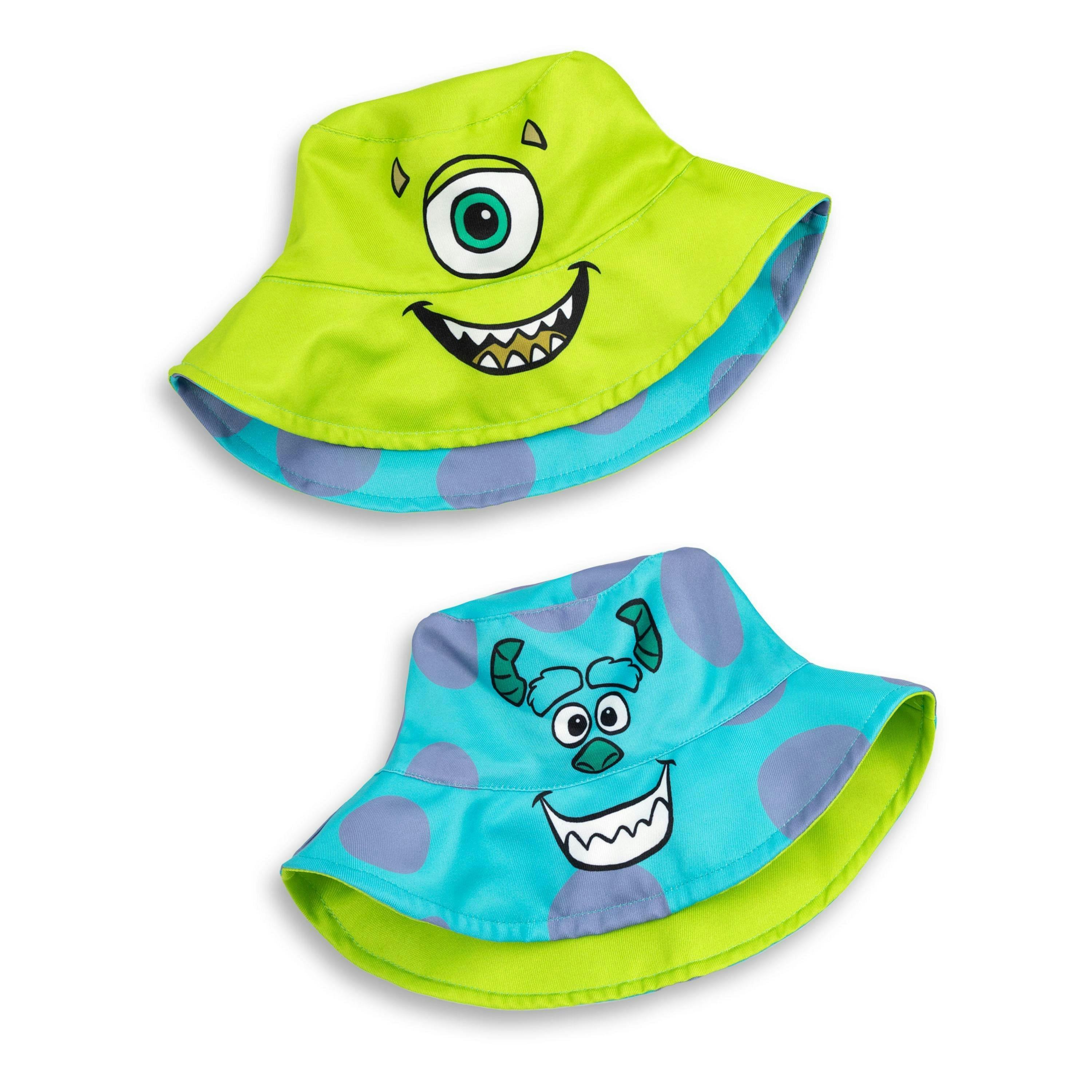Disney Monsters Inc Unisex Multicoloured Reversible Sully & Mike Bucket Hat (One Size) by Vanilla Underground , view 1 of 6