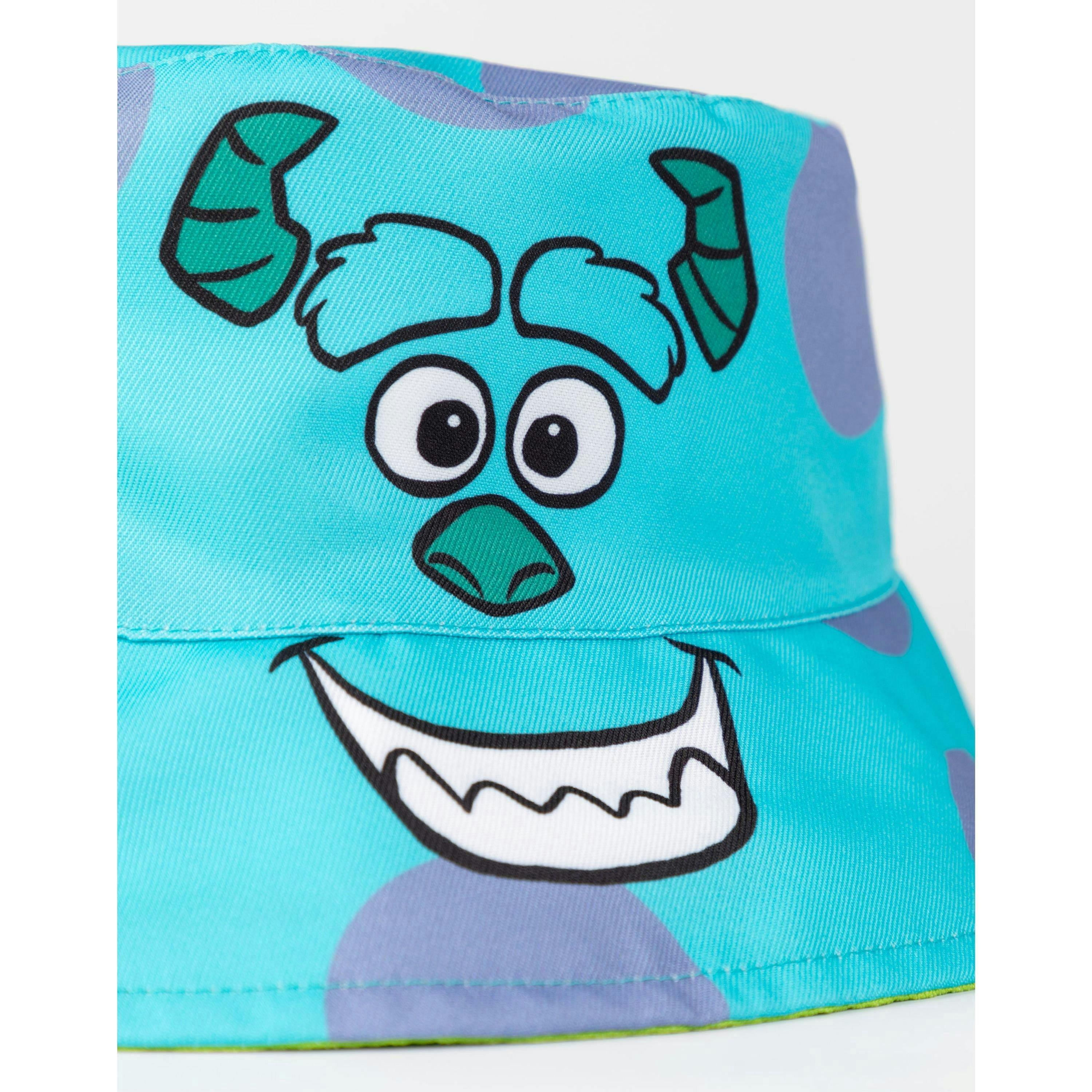 Disney Monsters Inc Unisex Multicoloured Reversible Sully & Mike Bucket Hat (One Size) by Vanilla Underground , view 4 of 6
