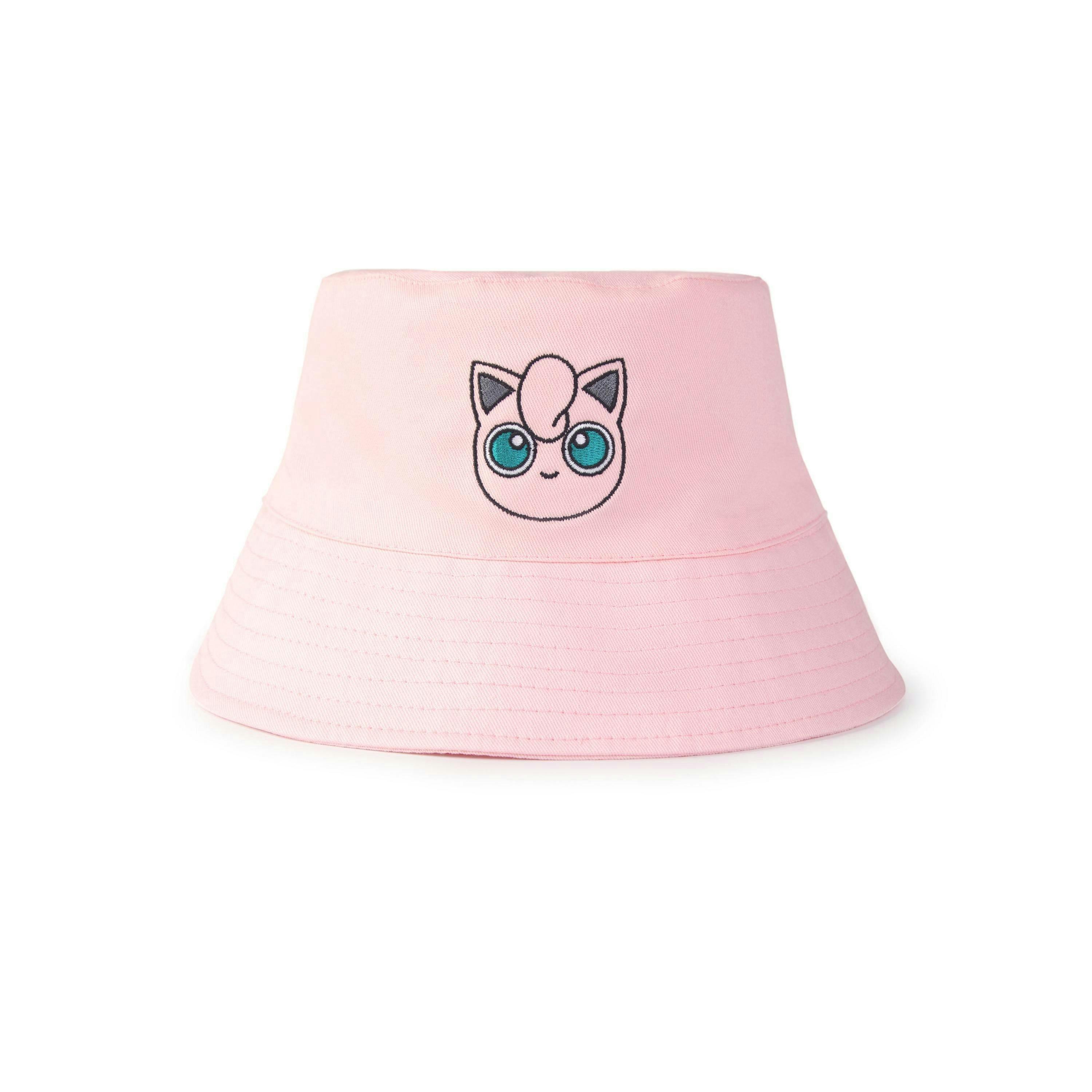 Pokemon Womens Pink Jigglypuff Bucket Hat (One Size) by Vanilla Underground , view 6 of 6