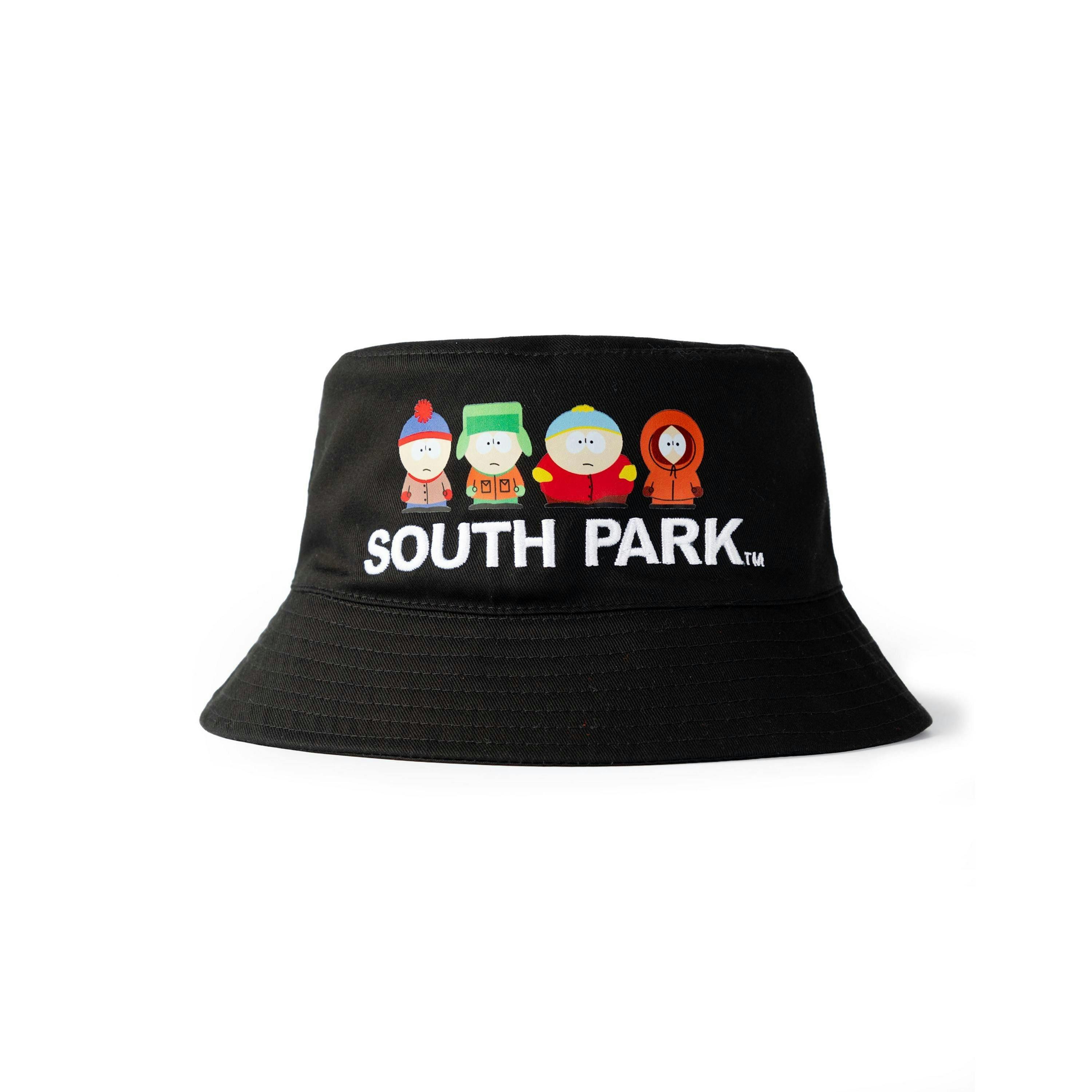 South Park Mens Black Character Line Up Bucket Hat (One Size) by Vanilla Underground , view 6 of 6