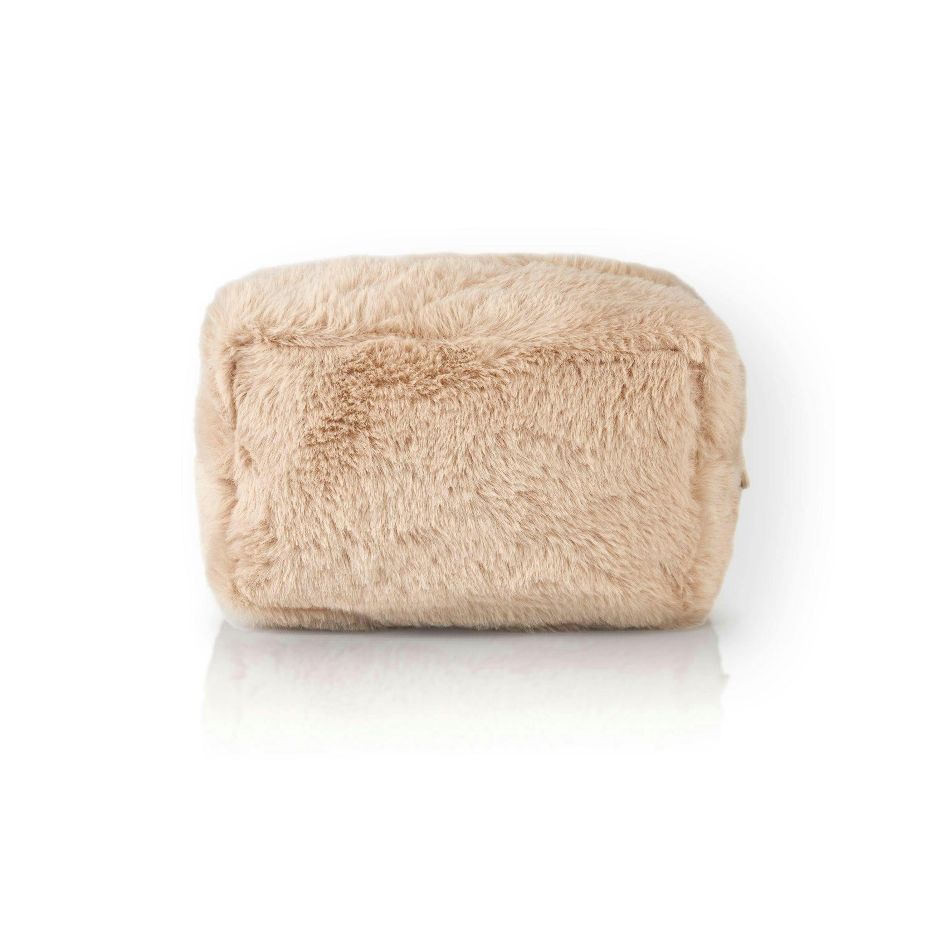 Pusheen Womens Beige Furry Makeup Bag (One Size) by Vanilla Underground , view 4 of 6