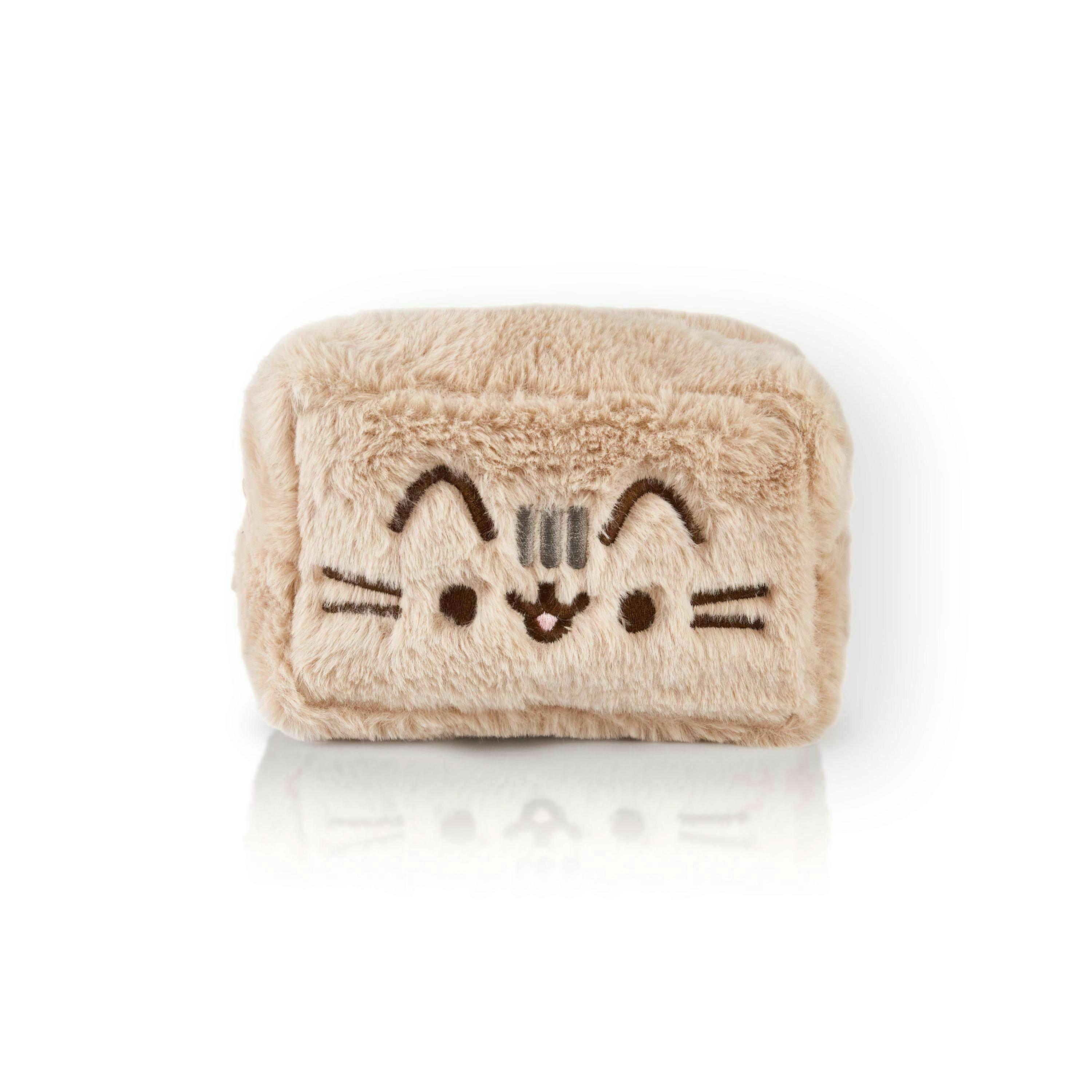 Pusheen Womens Beige Furry Makeup Bag (One Size) by Vanilla Underground , view 5 of 6