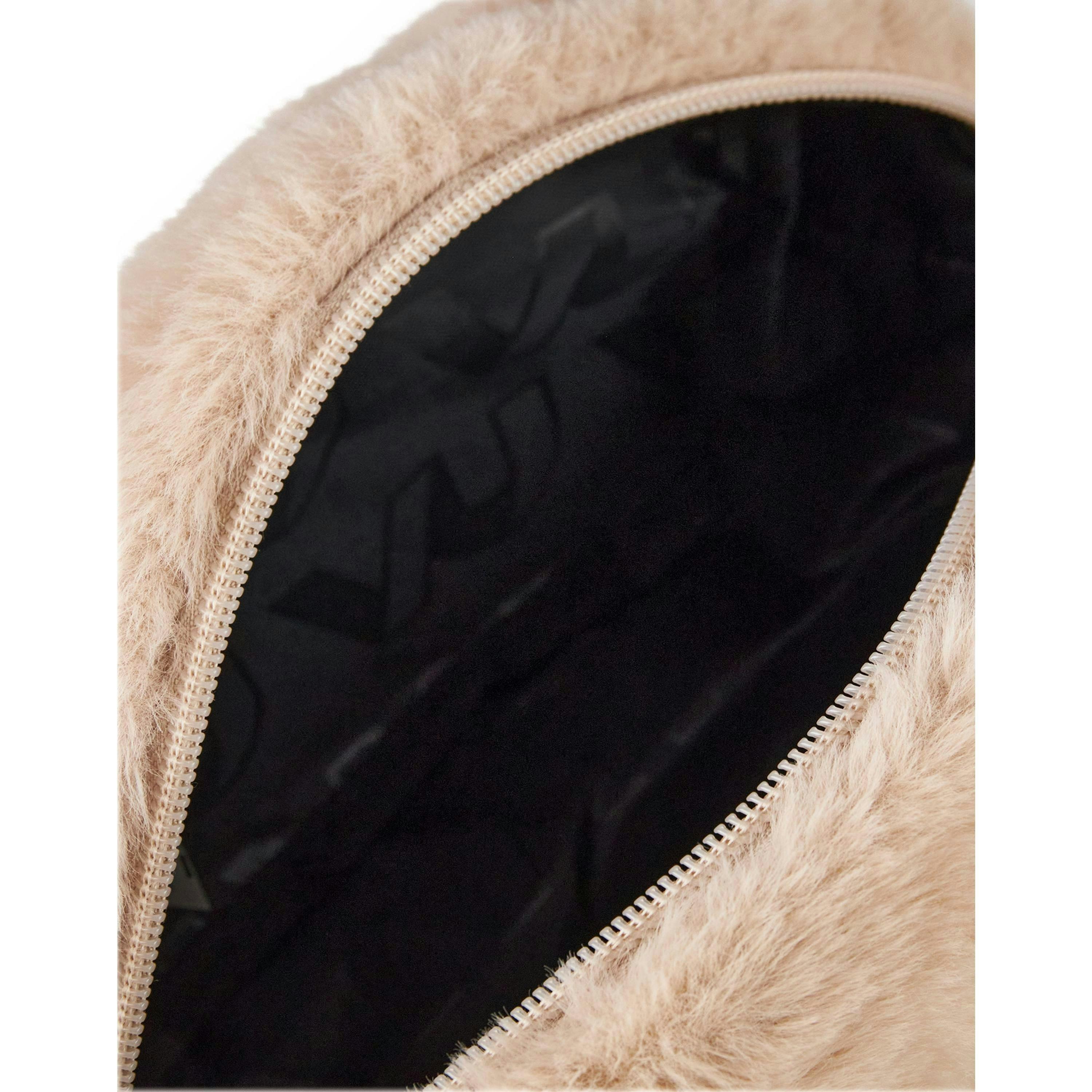 Pusheen Womens Beige Furry Makeup Bag (One Size) by Vanilla Underground , view 6 of 6