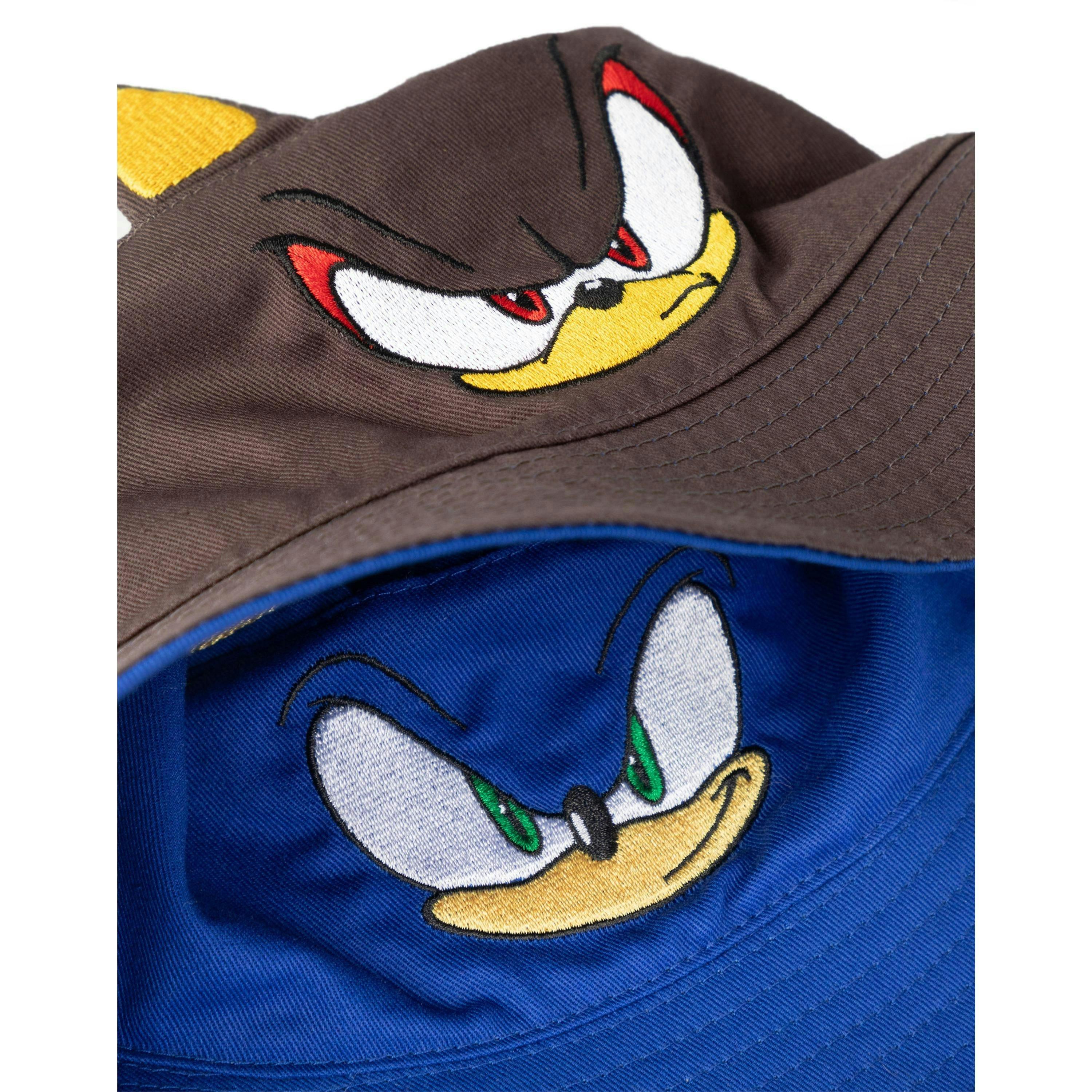 Sonic the Hedgehog Boys Multicoloured Reversible Character Bucket Hat (One Size) by Vanilla Underground , view 5 of 6