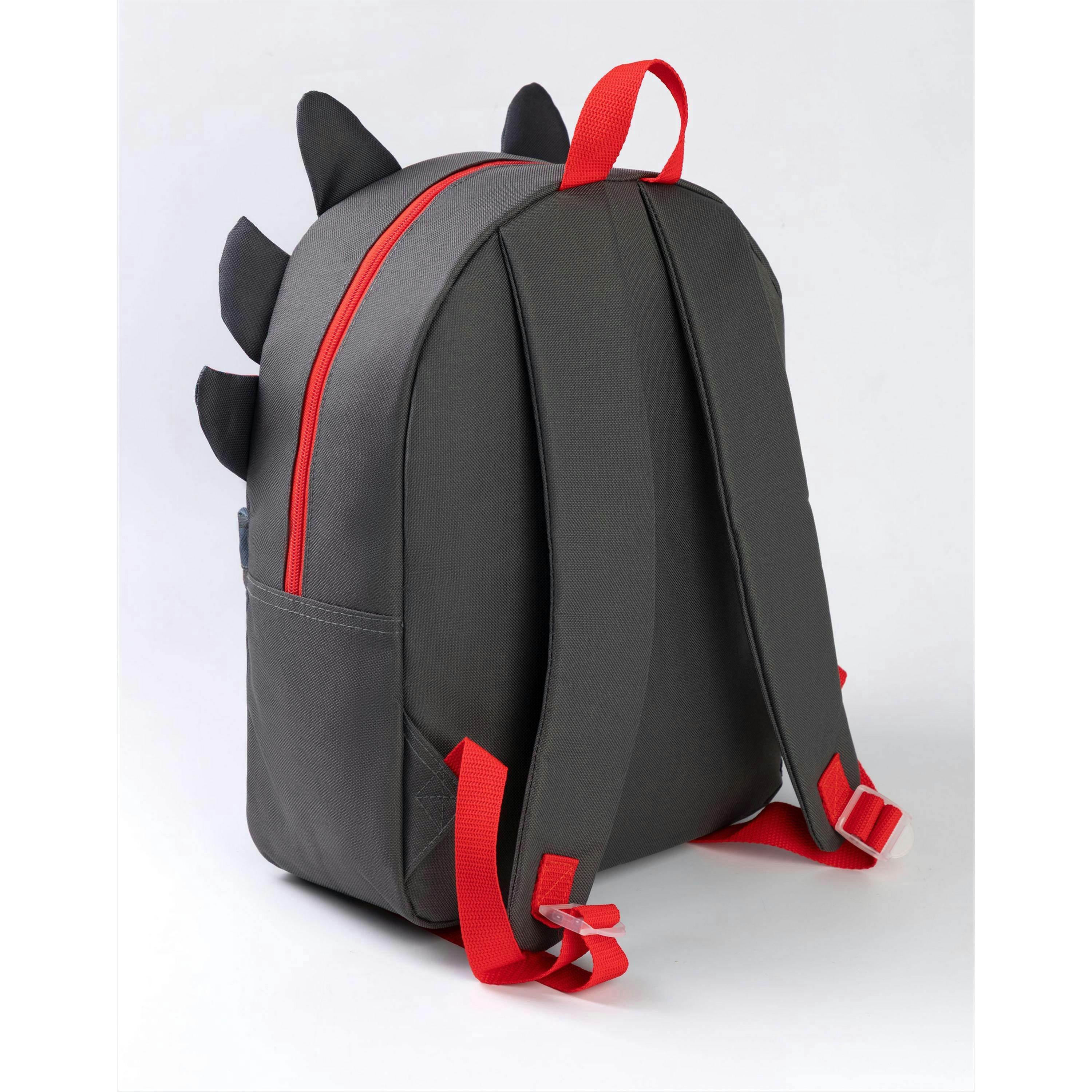 Sonic the Hedgehog Unisex Kids Grey Shadow Backpack (One Size) by Vanilla Underground , view 2 of 6
