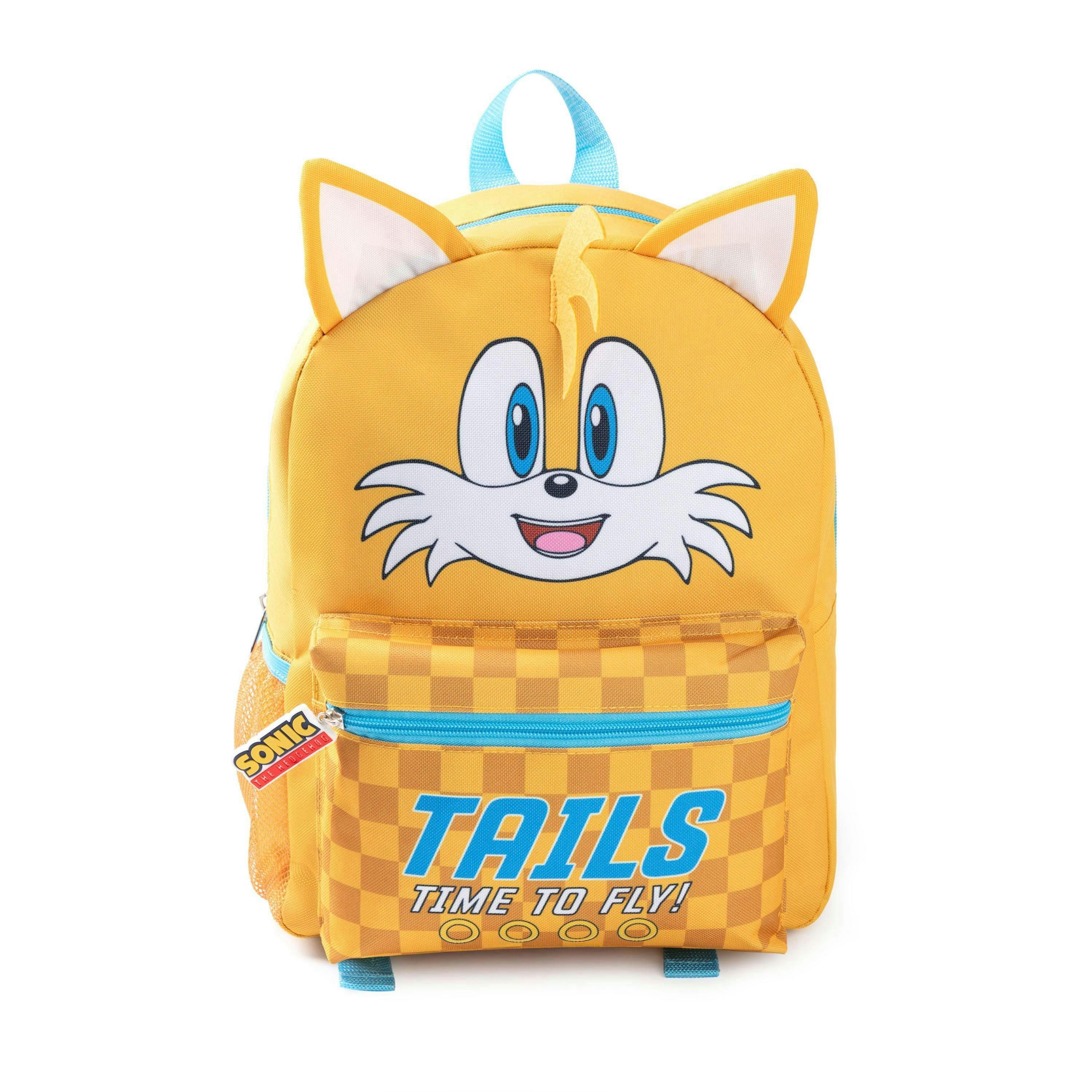 Sonic the Hedgehog Unisex Kids Yellow Tails Backpack (One Size) by Vanilla Underground , view 1 of 6