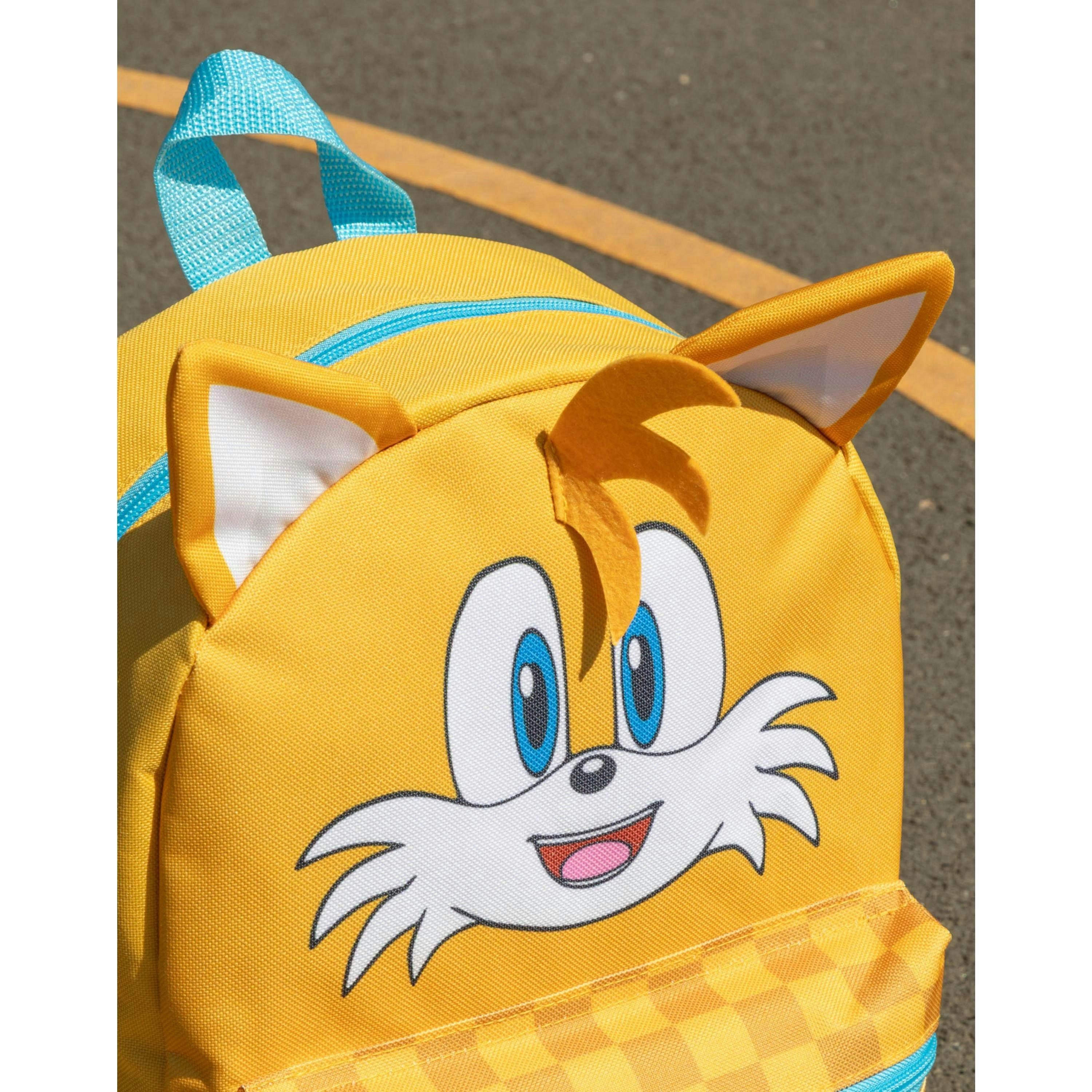 Sonic the Hedgehog Unisex Kids Yellow Tails Backpack (One Size) by Vanilla Underground , view 5 of 6