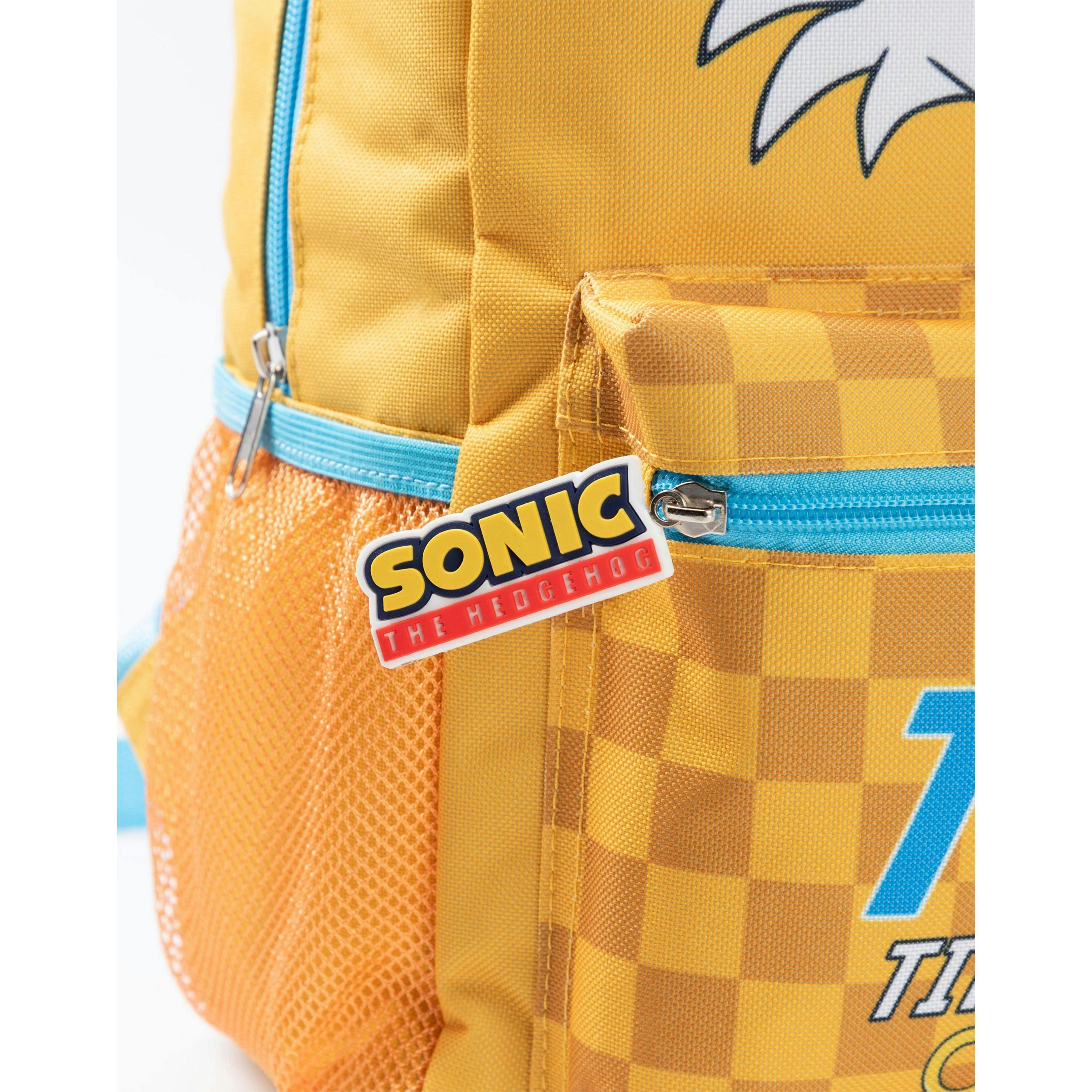 Sonic the Hedgehog Unisex Kids Yellow Tails Backpack (One Size) by Vanilla Underground , view 6 of 6