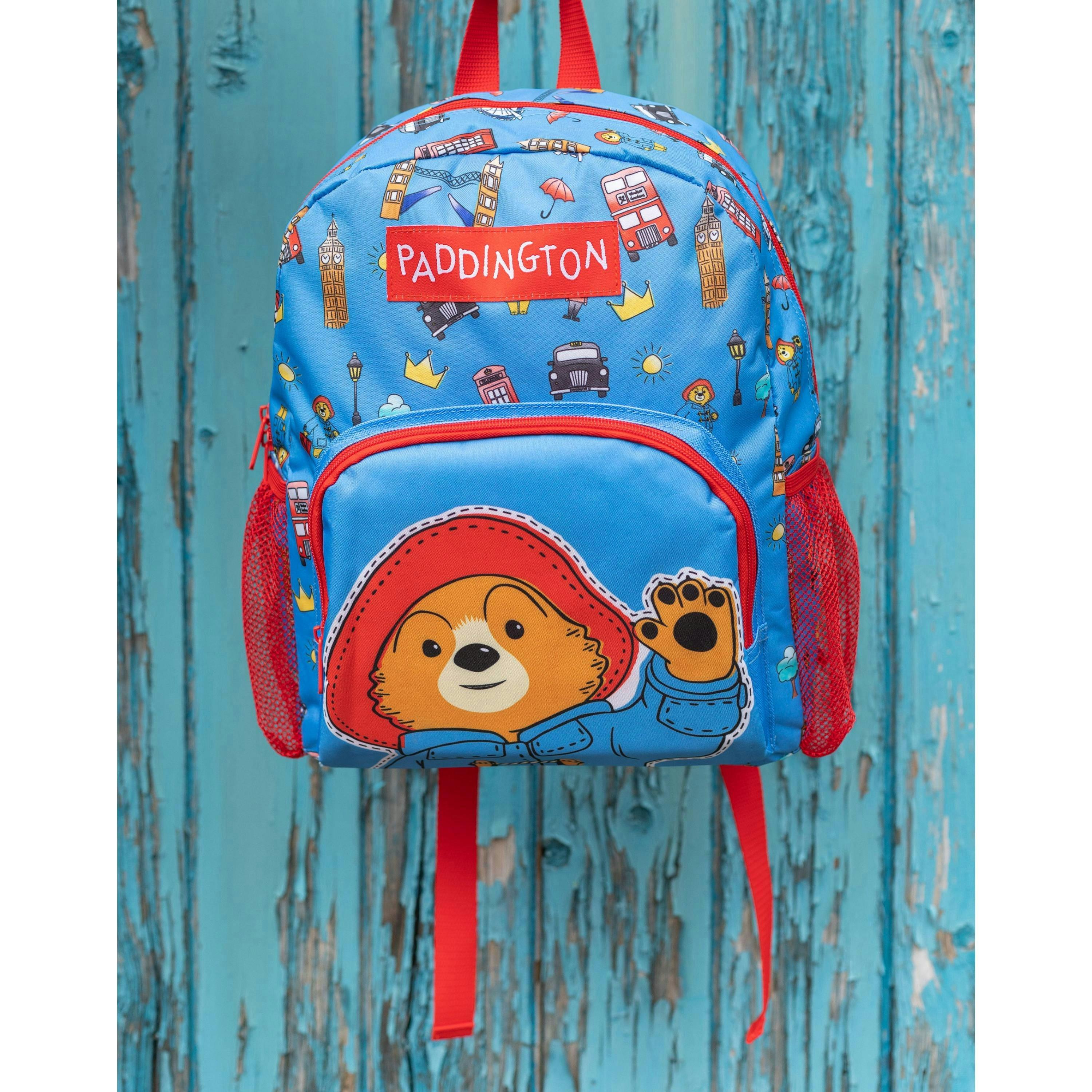 Paddington Bear Unisex Kids Blue Character Face Backpack (One Size) by Vanilla Underground , view 3 of 6
