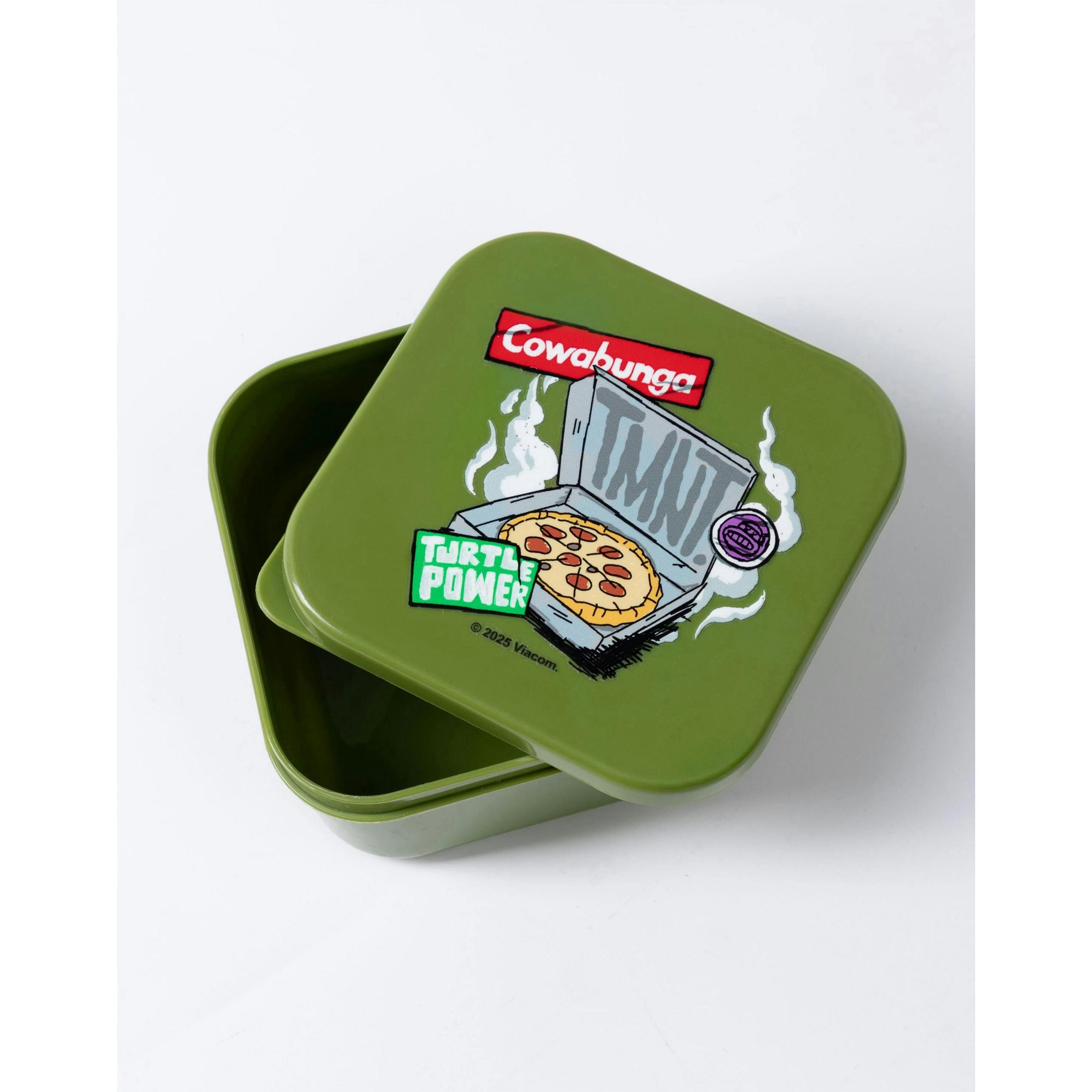 Teenage Mutant Ninja Turtles Boys Green Character Lunch Bag, Lunch Box and Bottle Set (One Size) by Vanilla Underground , view 3 of 6
