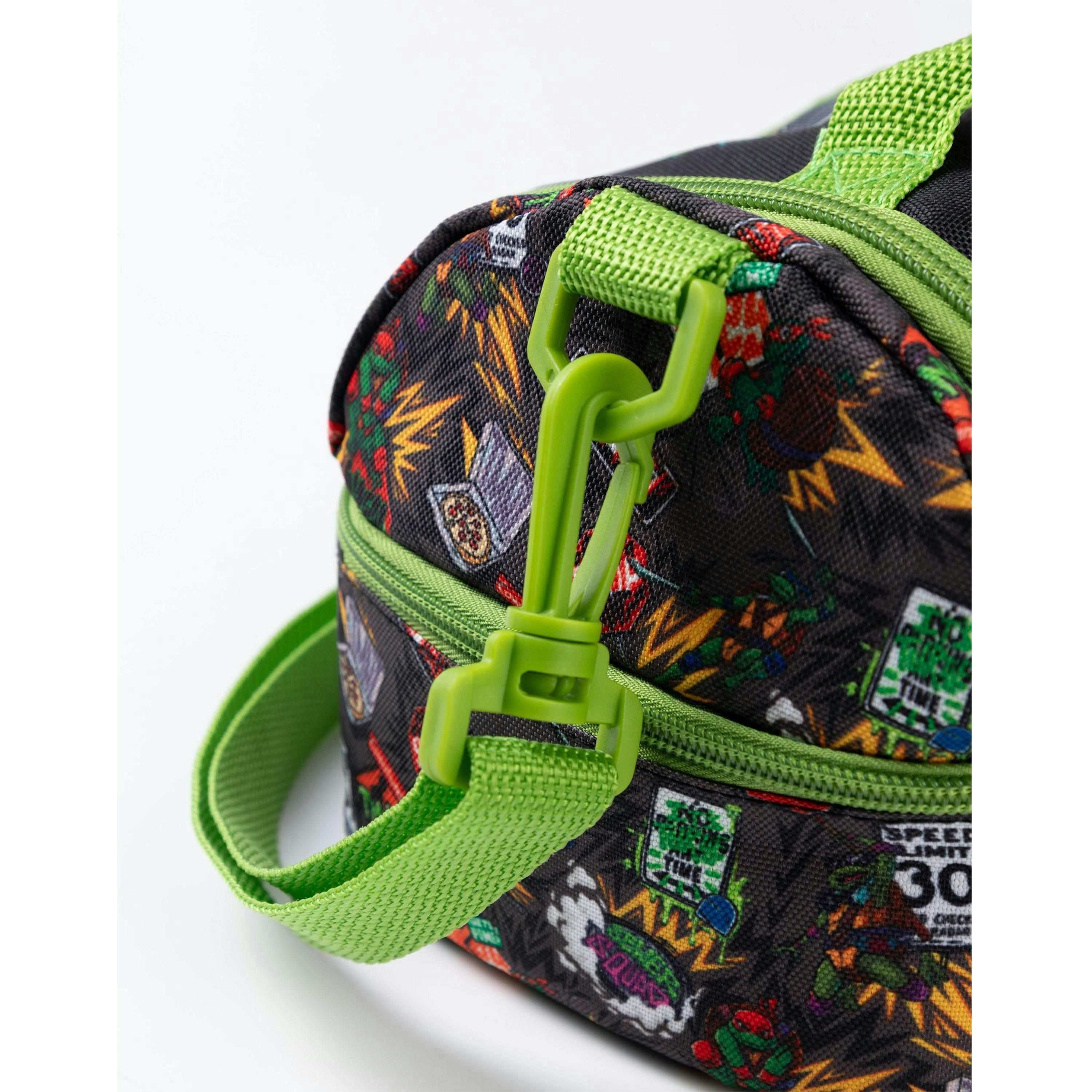 Teenage Mutant Ninja Turtles Boys Green Character Lunch Bag, Lunch Box and Bottle Set (One Size) by Vanilla Underground , view 4 of 6