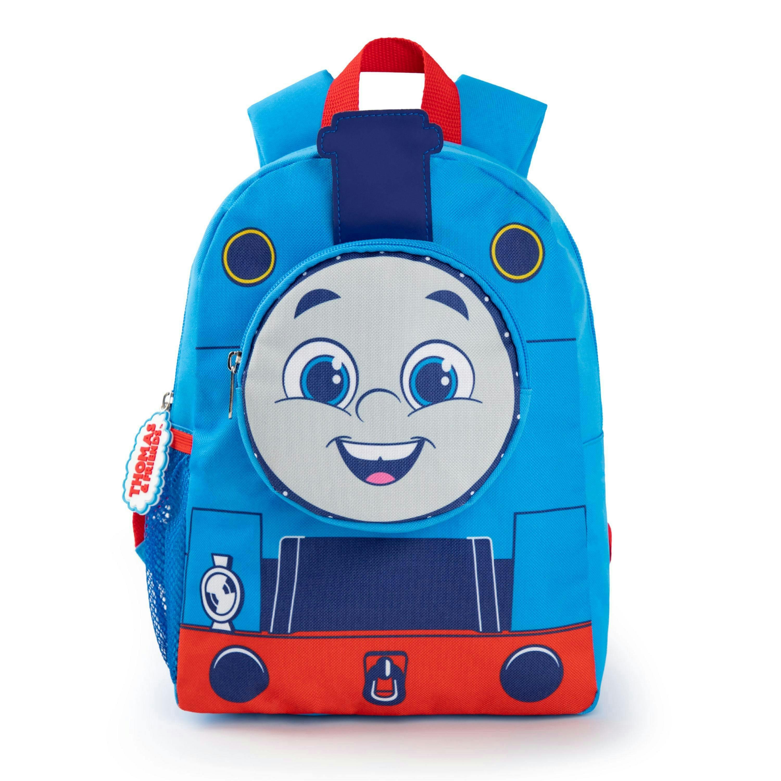 Thomas and Friends Unisex Kids Blue 3D Face Pocket Backpack (One Size) by Vanilla Underground , view 1 of 6