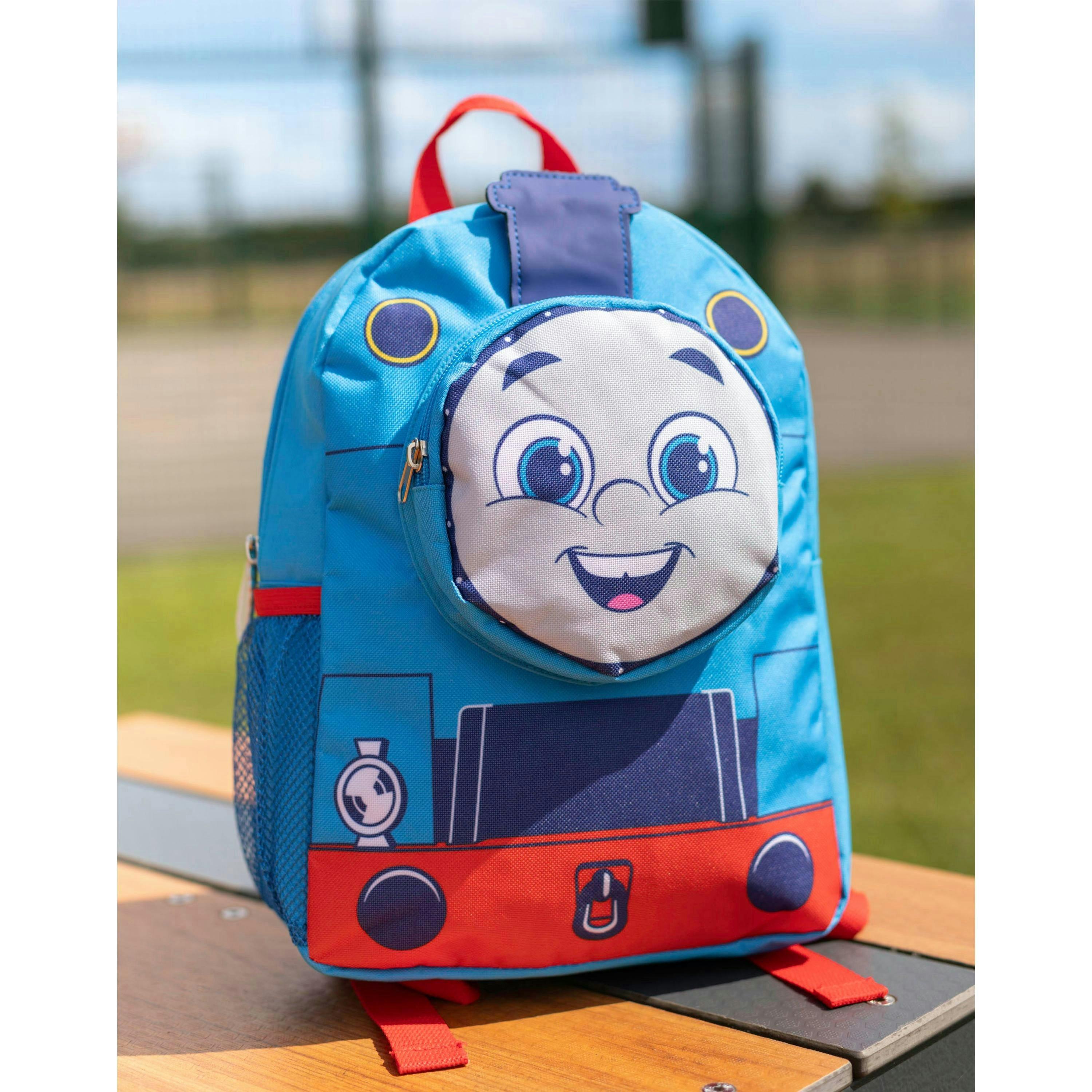 Thomas and Friends Unisex Kids Blue 3D Face Pocket Backpack (One Size) by Vanilla Underground , view 2 of 6