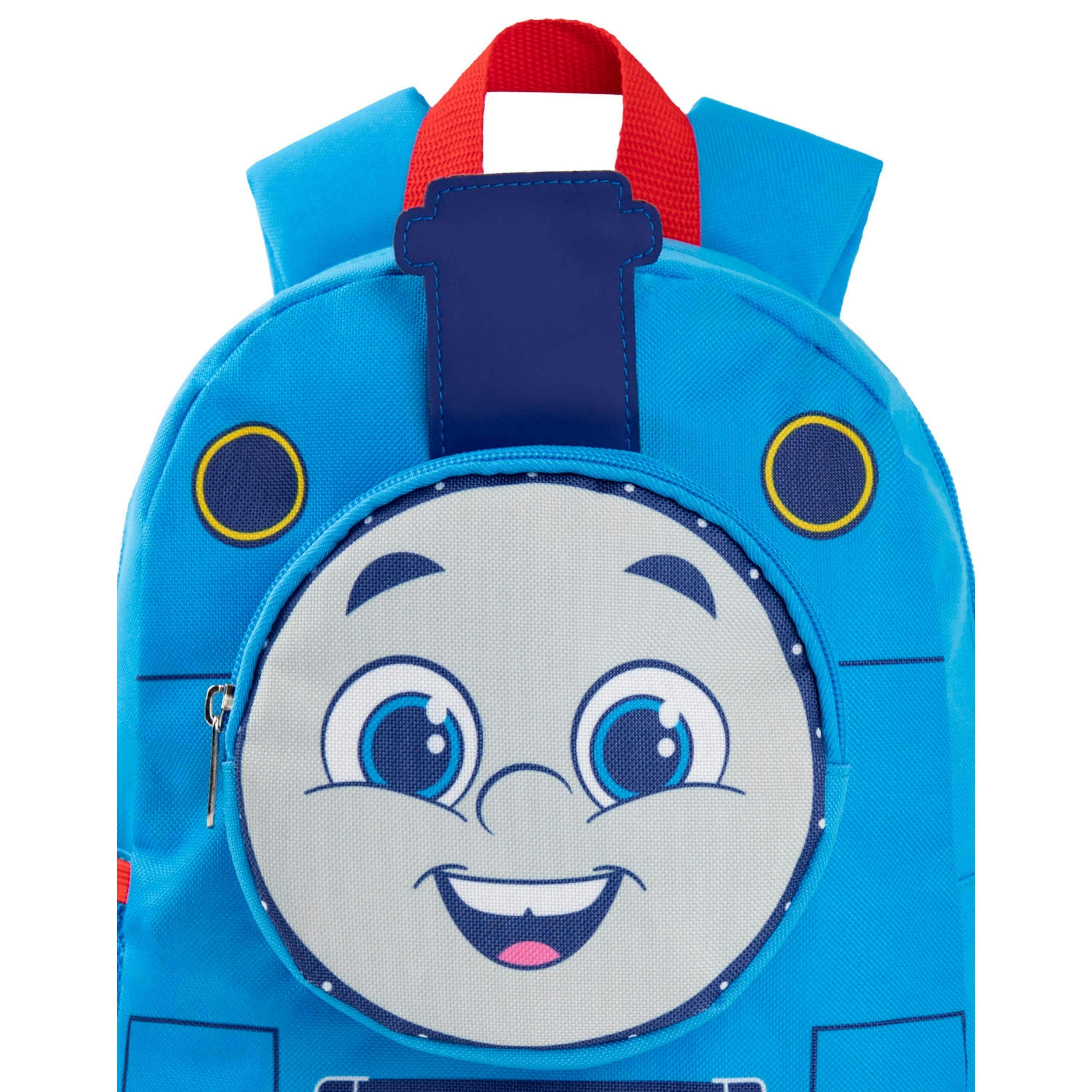 Thomas and Friends Unisex Kids Blue 3D Face Pocket Backpack (One Size) by Vanilla Underground , view 5 of 6